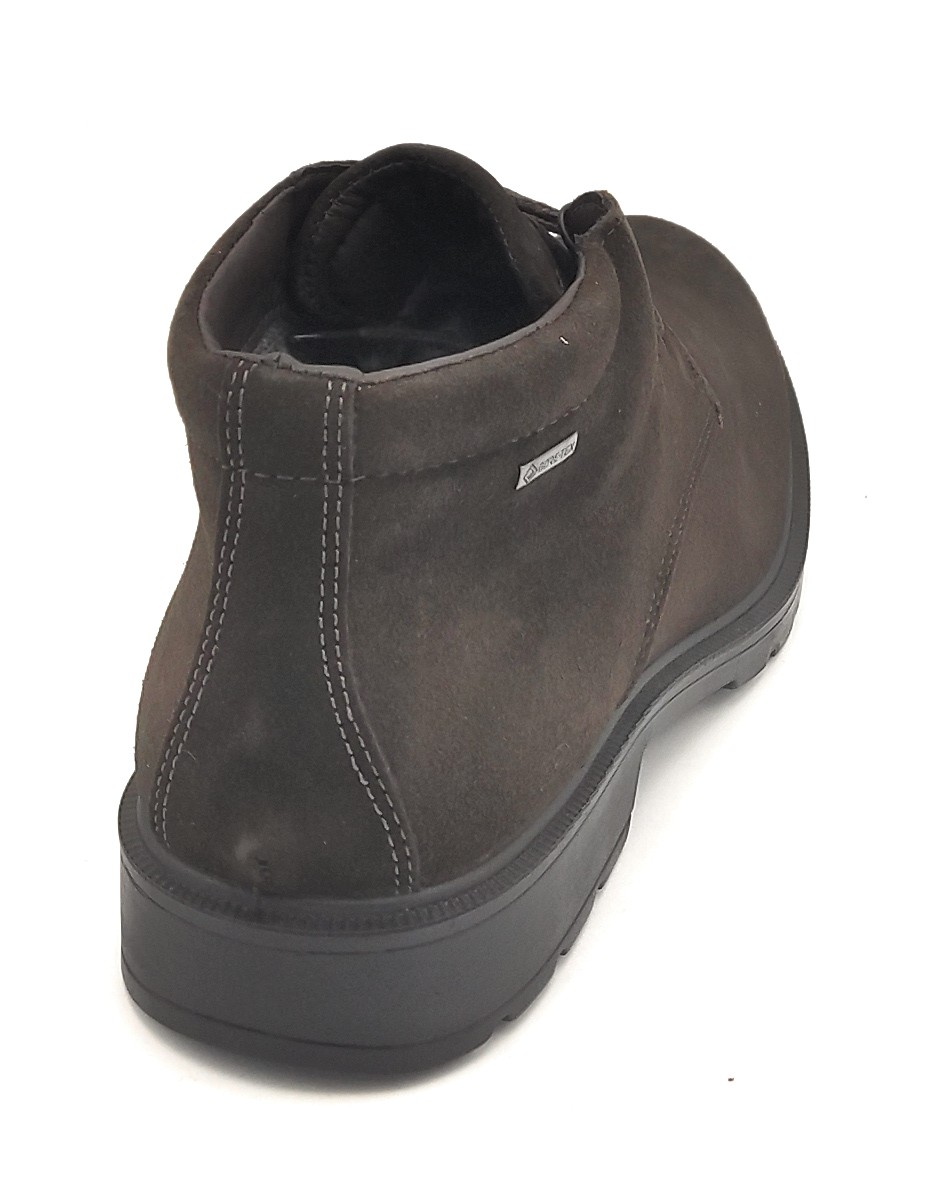 Igi e Co 8602522 Suede Ankle Boots Lace Up Coffee Bottom Rubber 5/6