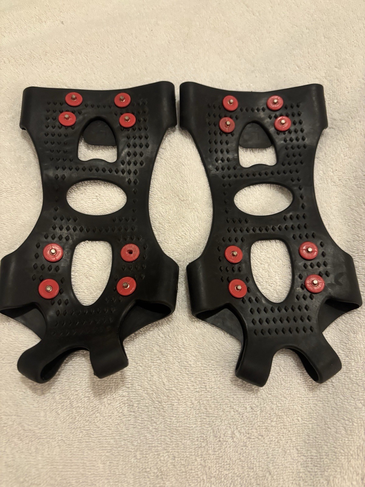 Action Traction Ice Cleats Size Large Color Black