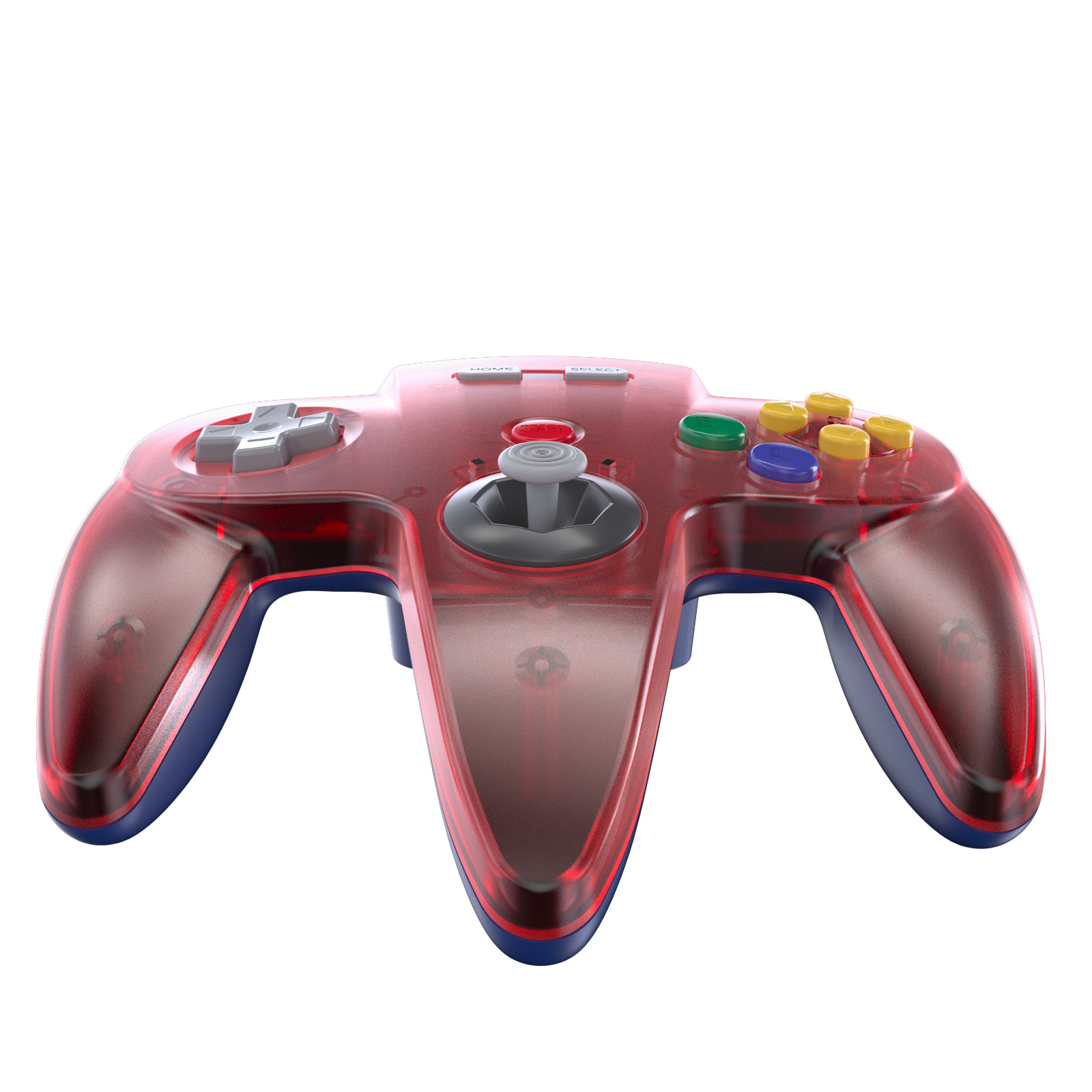 Wireless RED N64 Controller for Nintendo N64 Switch NSO MAC PC Game with Rumble
