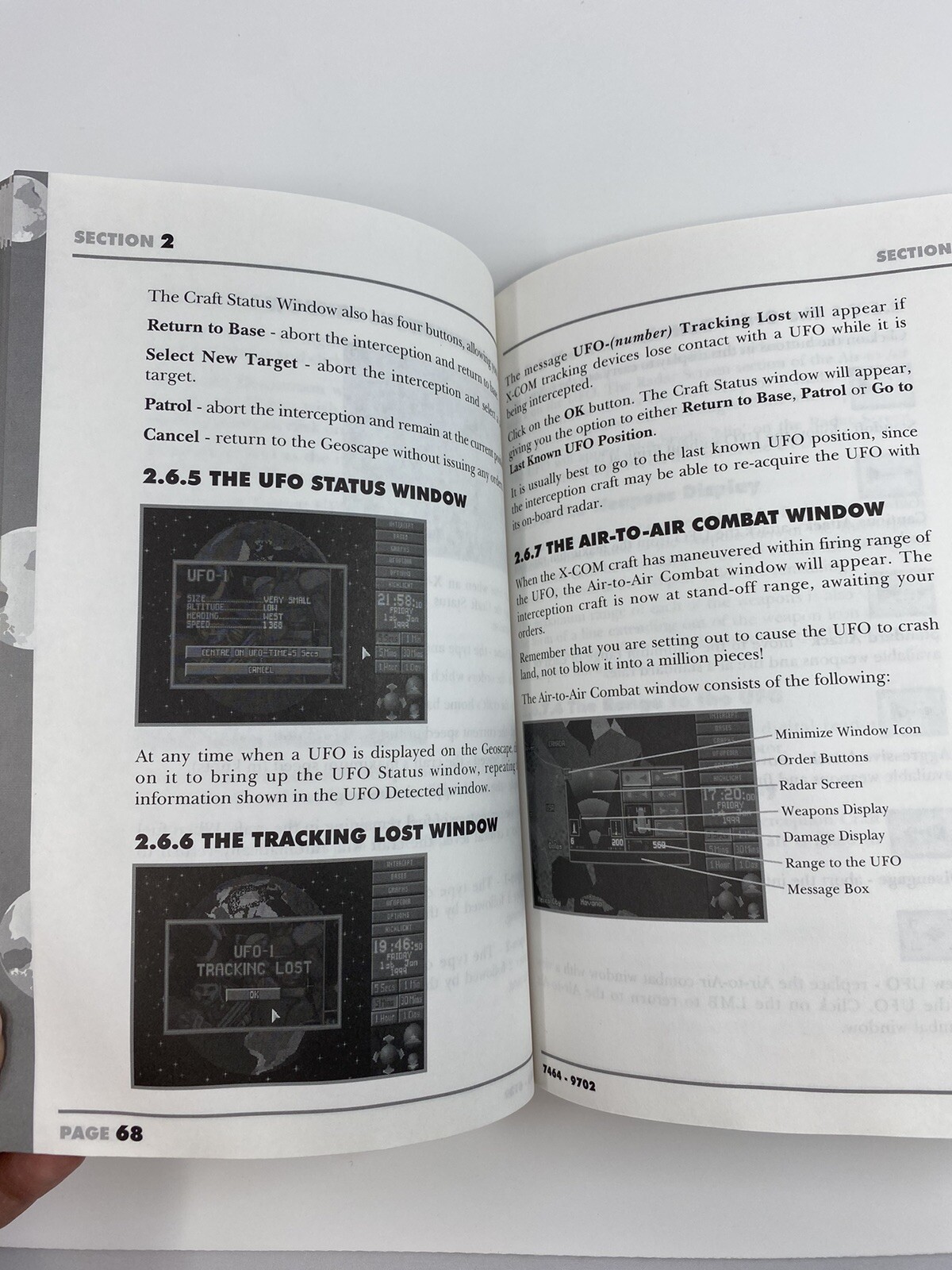 C-COM Strategy UFO Defensegame manual only