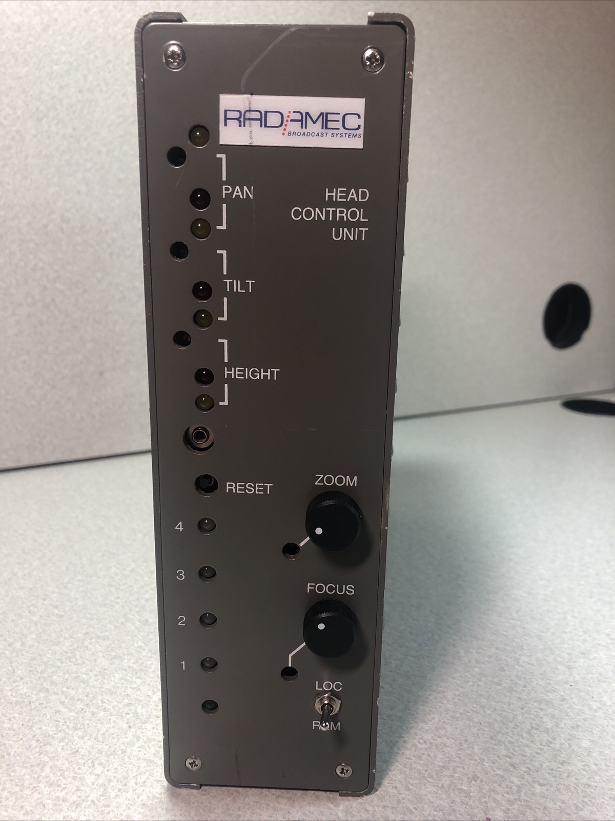 Radamec Broadcast Systems HK185 Head Control Unit AS IS