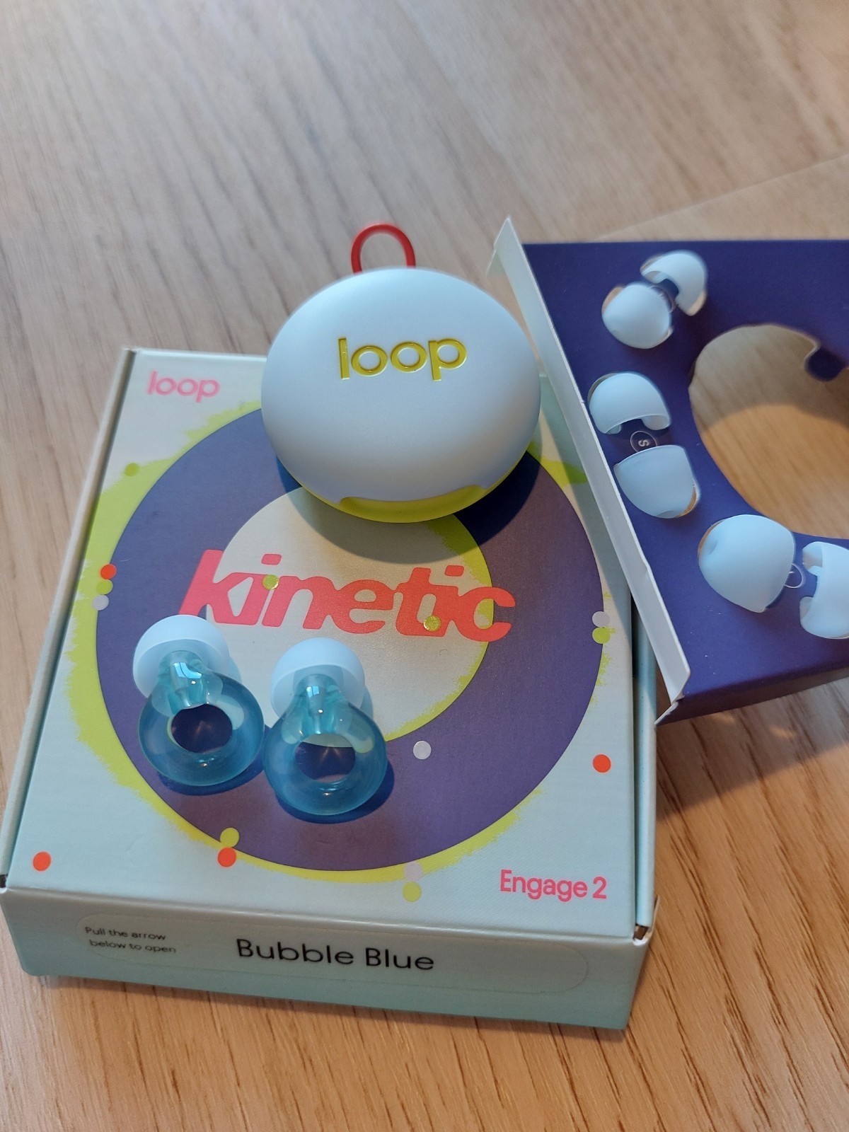 Loop Earplugs Kinetic Engage Bubble Blue Brand New Blue Official Genuine