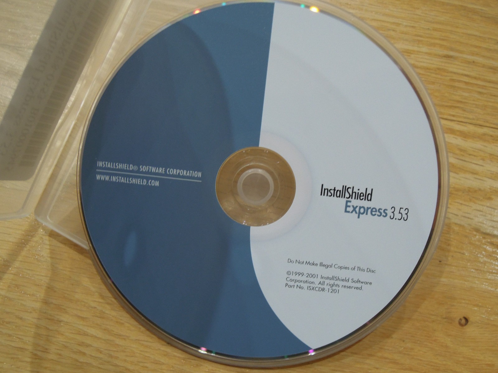 InstallShield Software Express 3.53 disc 2000 with Serial Number