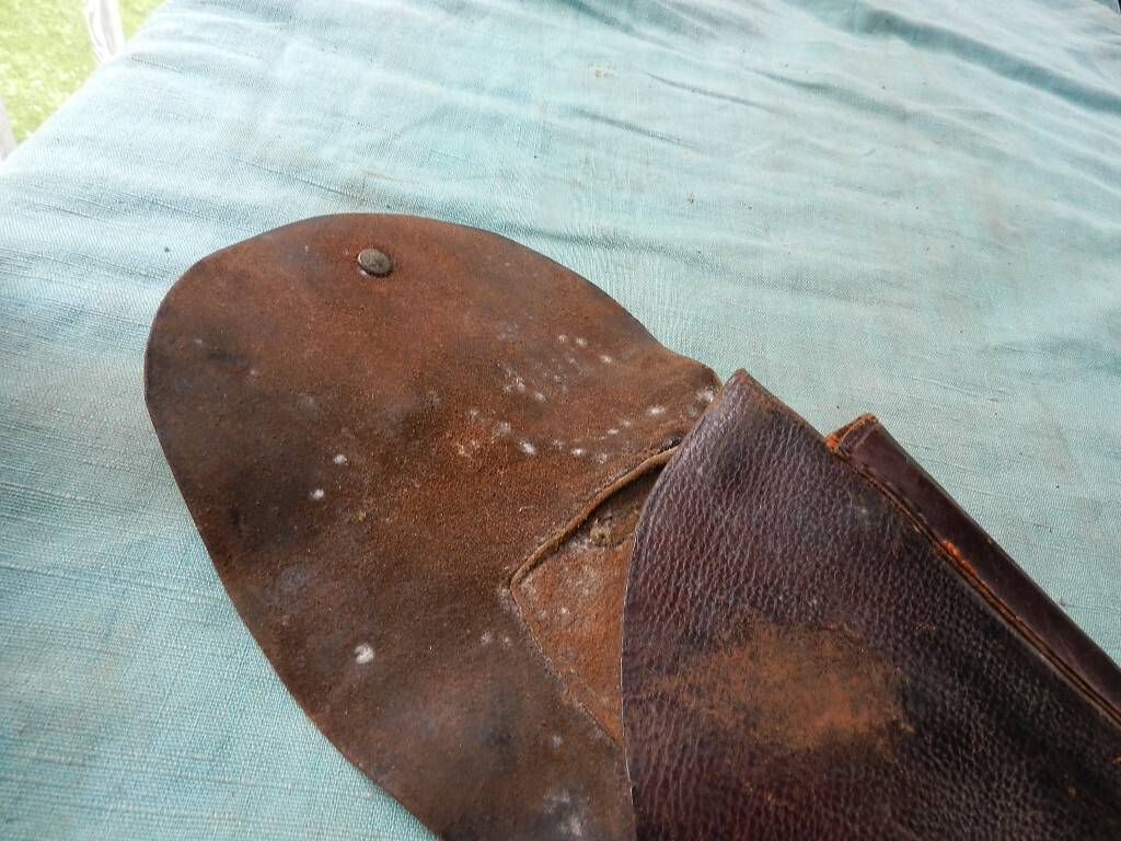 RARE German Germany WW1 Luger P08 Commercial Pistol Leather Holster