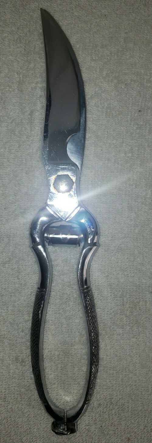 Vintage H. BOKER & Co. Stainless Steel Poultry Kitchen Shears - Made in Germany.