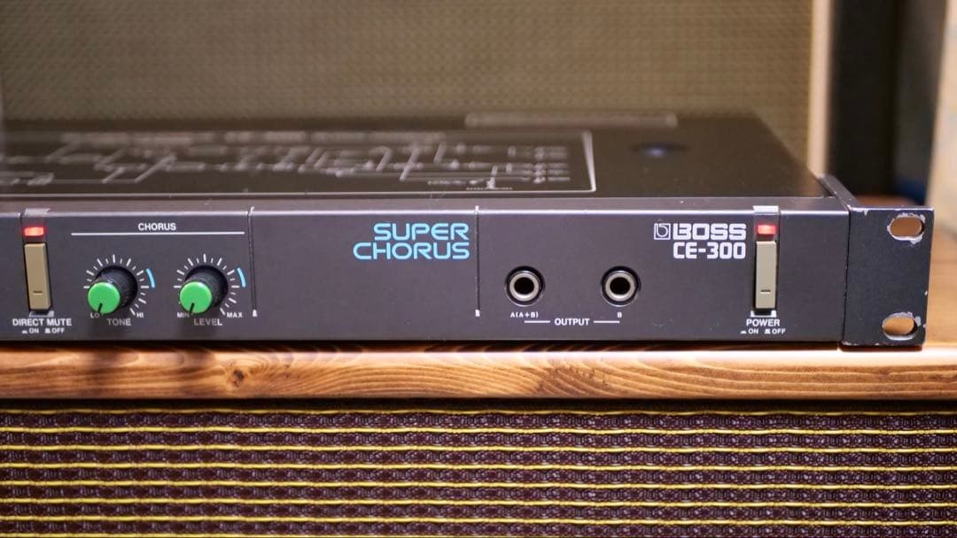 BOSS CE-300 Super Chorus Rack Effects Processor Tested From Japan