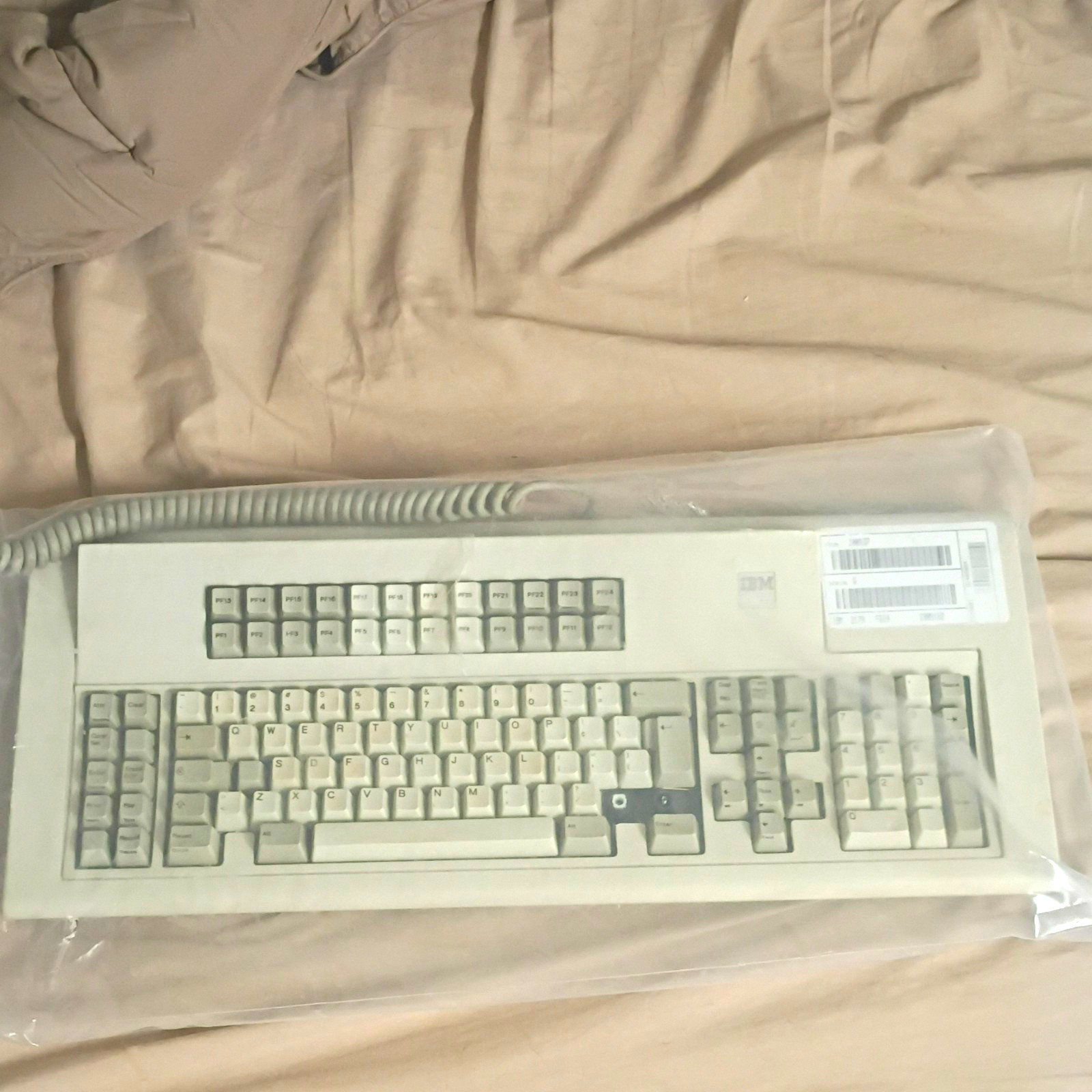 IBM Model M Mechanical Keyboard Gray Wired English QWERTY MPN 1387001