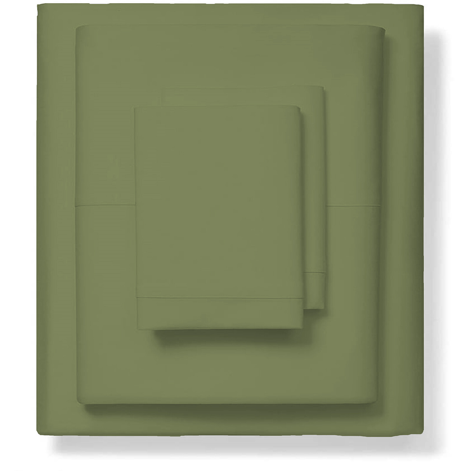 Extra Deep Pocket Bed Sheets 1000 - 1200 TC Egyptian Cotton Moss Solid