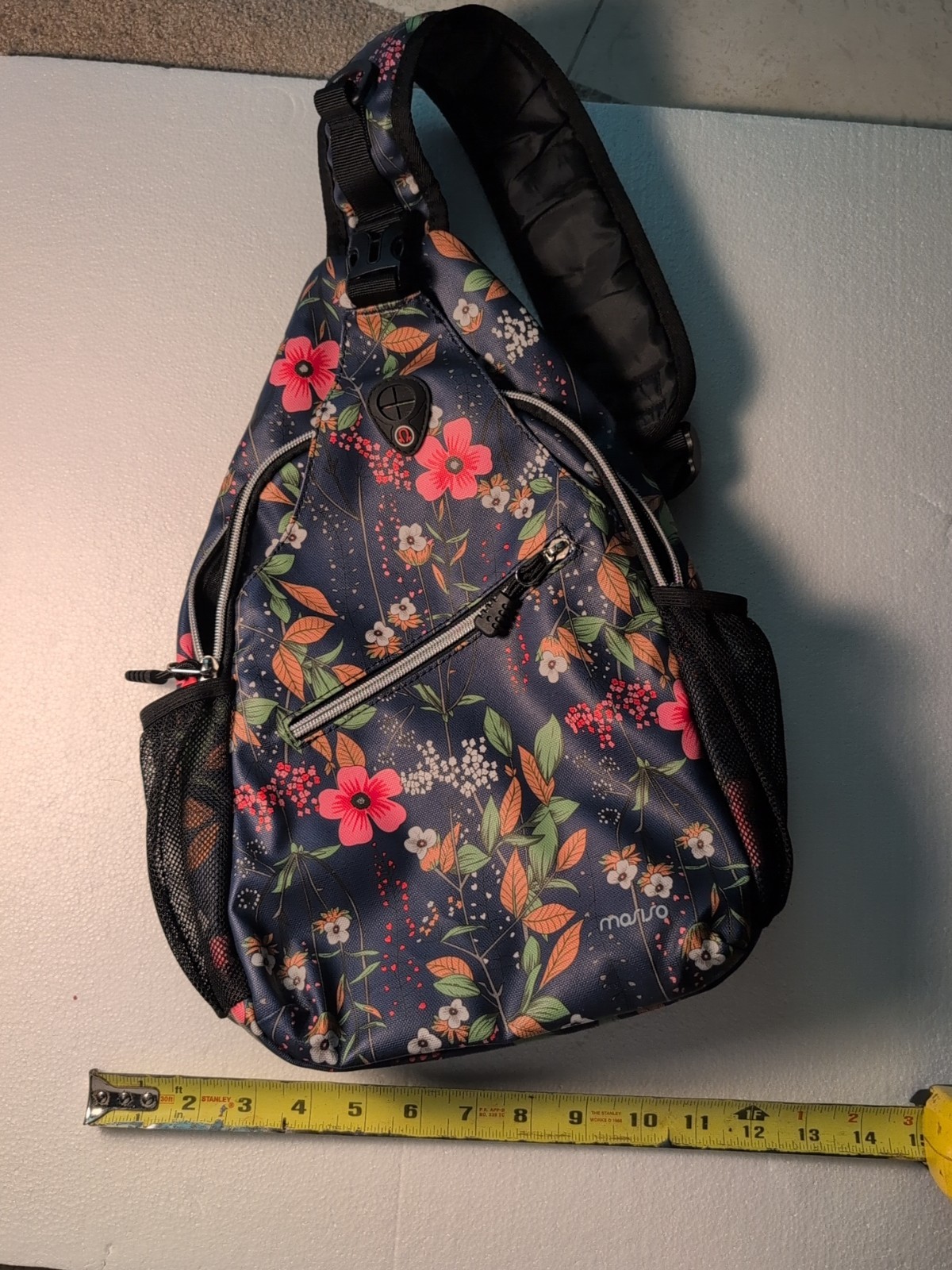 Masiso Shoulder Back Pack  With Flower Pattern