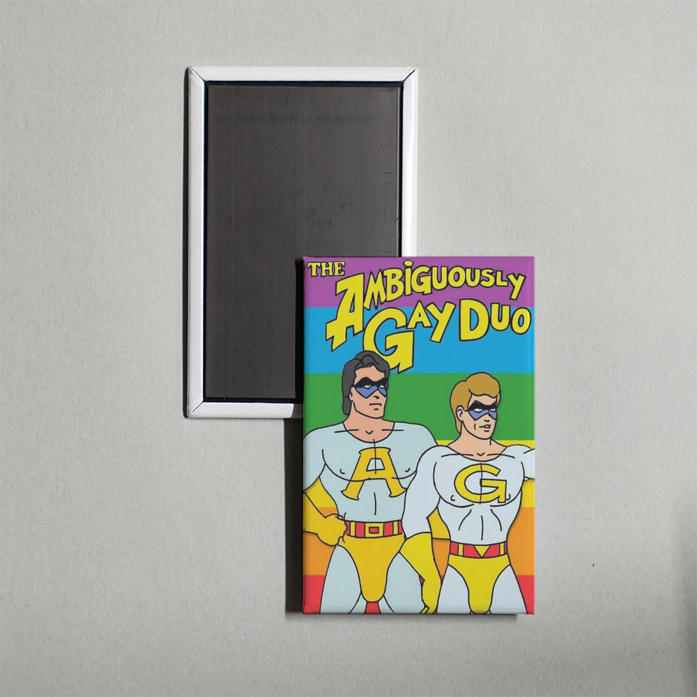 The Ambiguously Gay Duo Mini TV Show Poster Fridge Locker Magnet