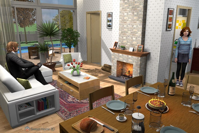 Sweet Home 3D 2026 Graphic Interior Design CAD Architect Software Windows MacOS