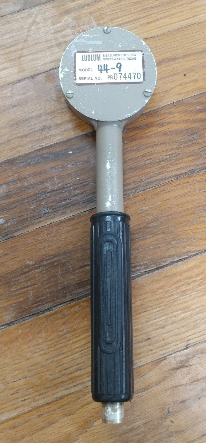 Ludlum 44-9 Alpha Beta Gamma Pancake Detector Probe, Tested