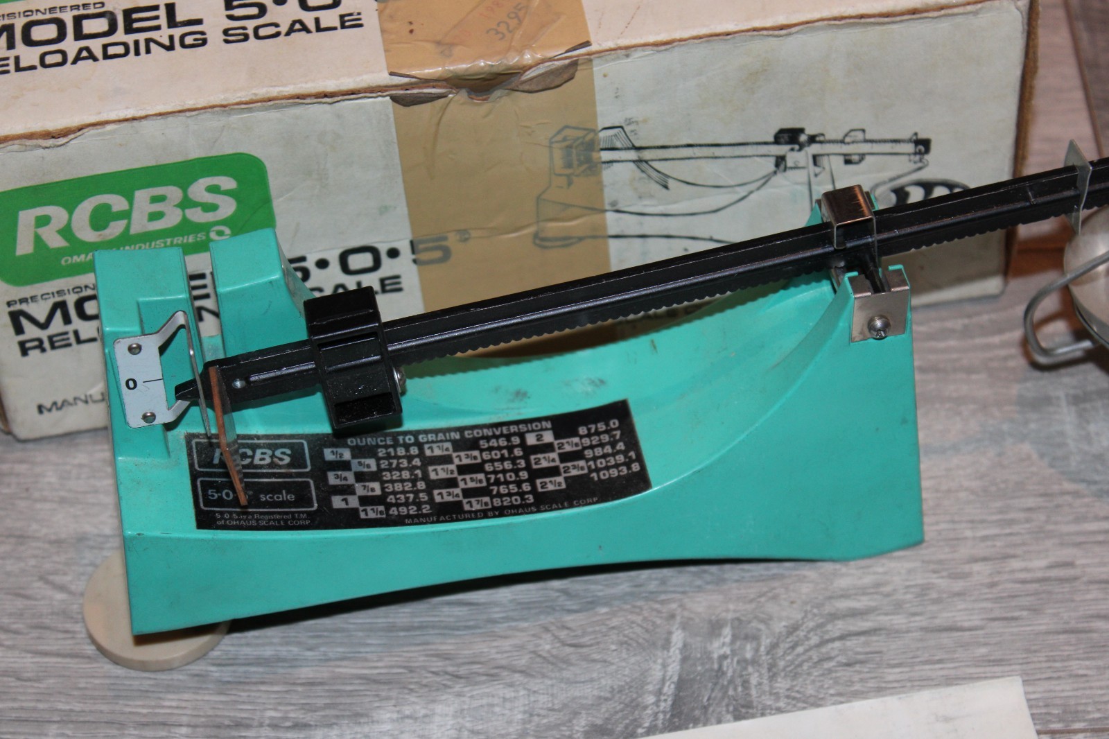 RCBS MODEL 505 POWDER / RELOADING SCALE 5-0-5