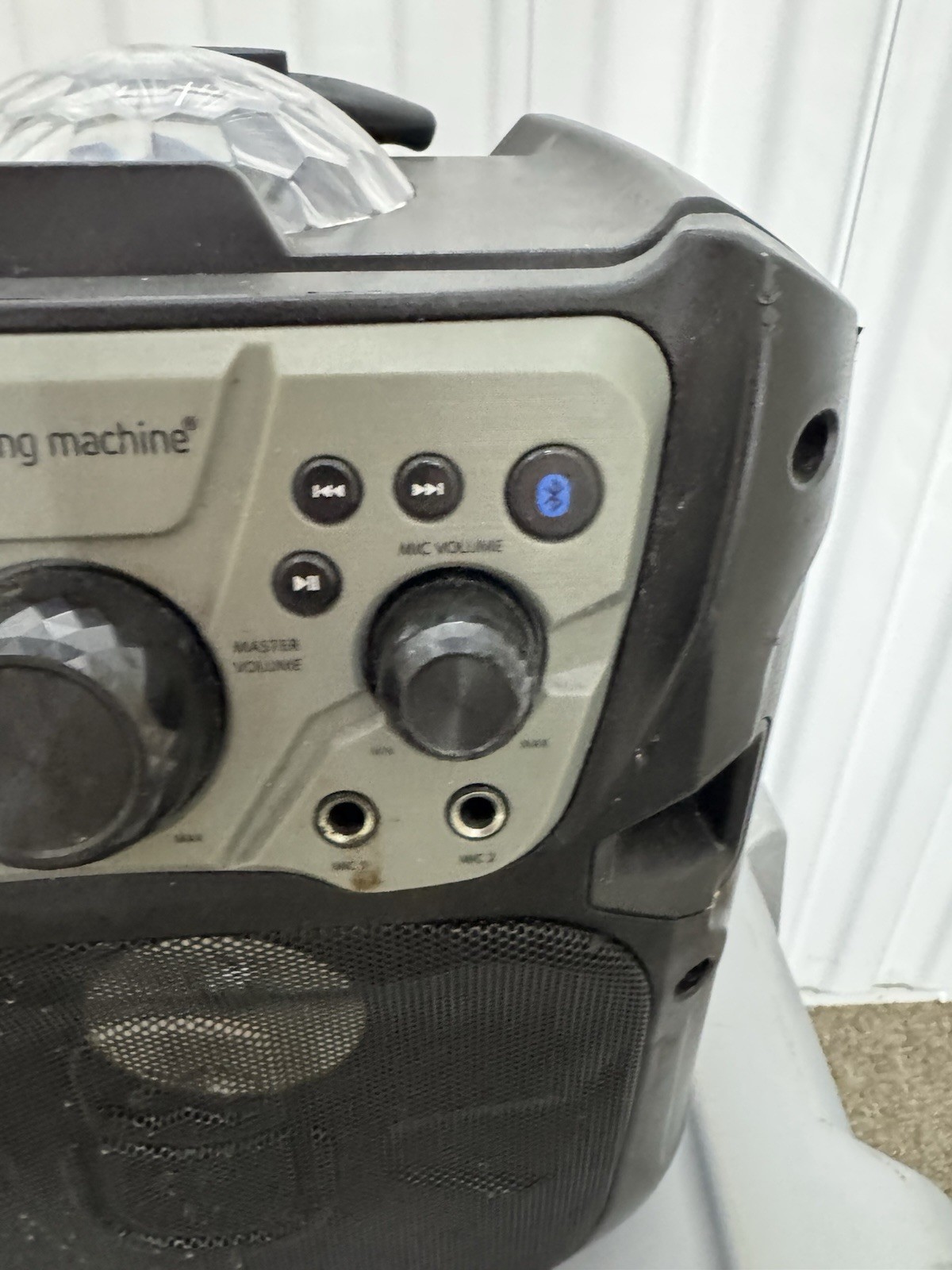 SINGING MAchine disco led KARAOKE SYSTEM BLUETOOTH Untested SKU:C