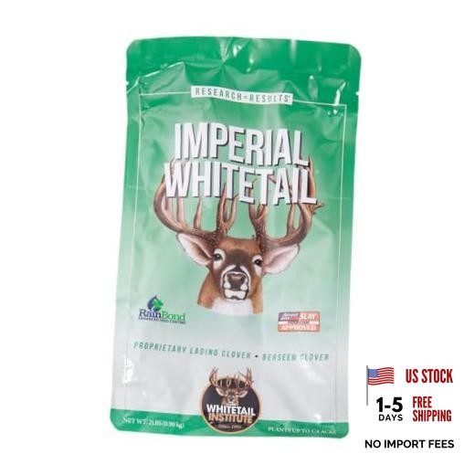 Imperial Clover Deer Food Plot Seed for Spring or Fall Planting, Promotes