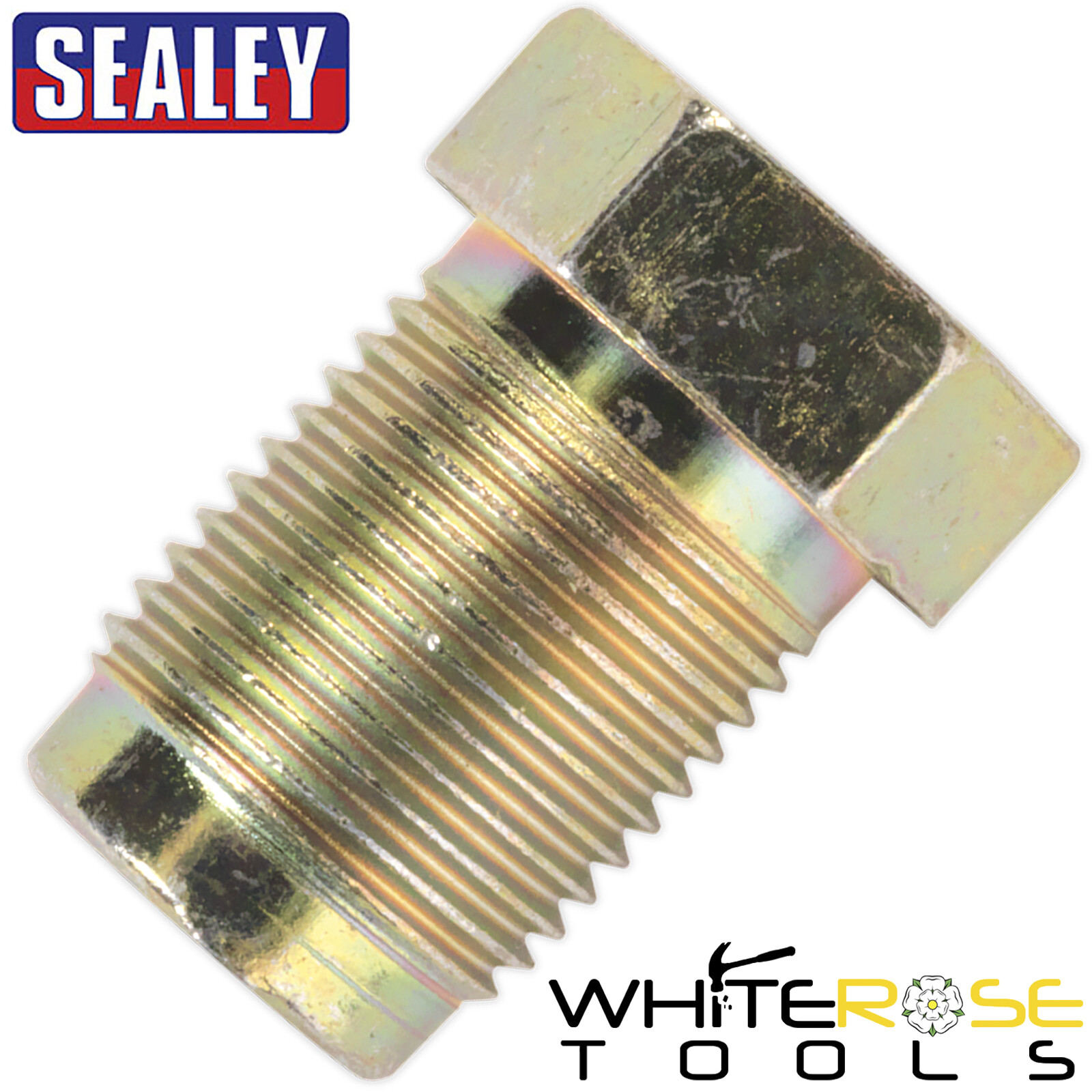 Sealey Brake Pipe Nut M12 x 1mm Male 1/4" Pipe DIN Form Pack of 10 Repair