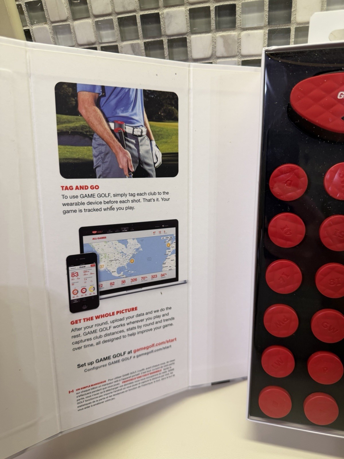 GAME GOLF Digital Tracking System Original PGA