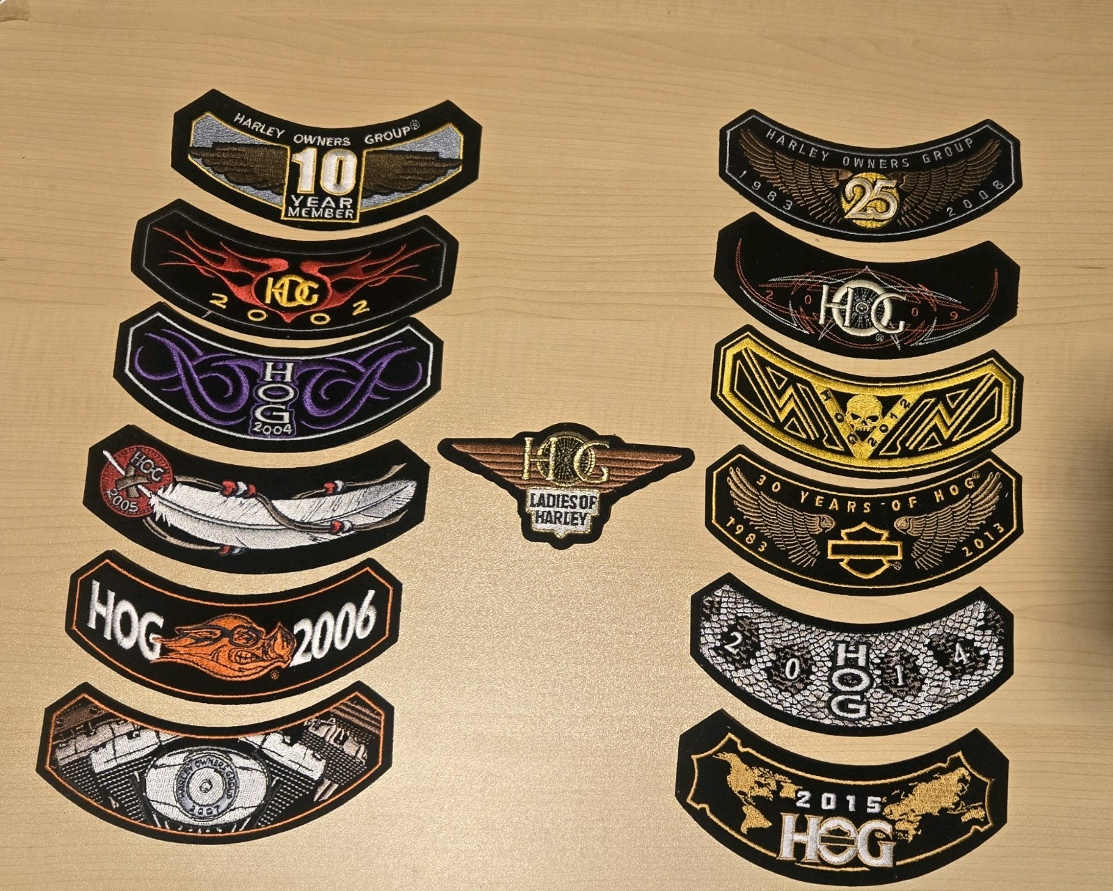 Harley‑Davidson Vintage Women Of Harley Patches 13 Patche Lot Mint Condition New
