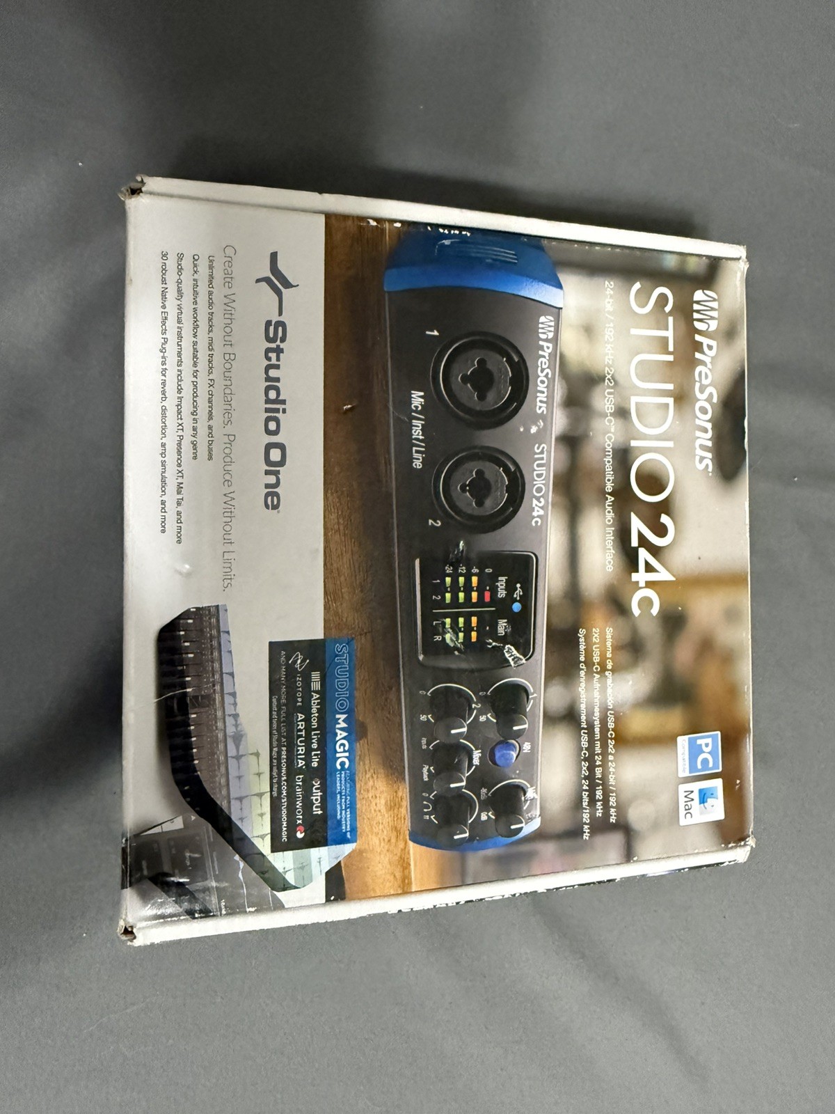PreSonus Studio 24c 192 kHz USB-C Audio Interface
