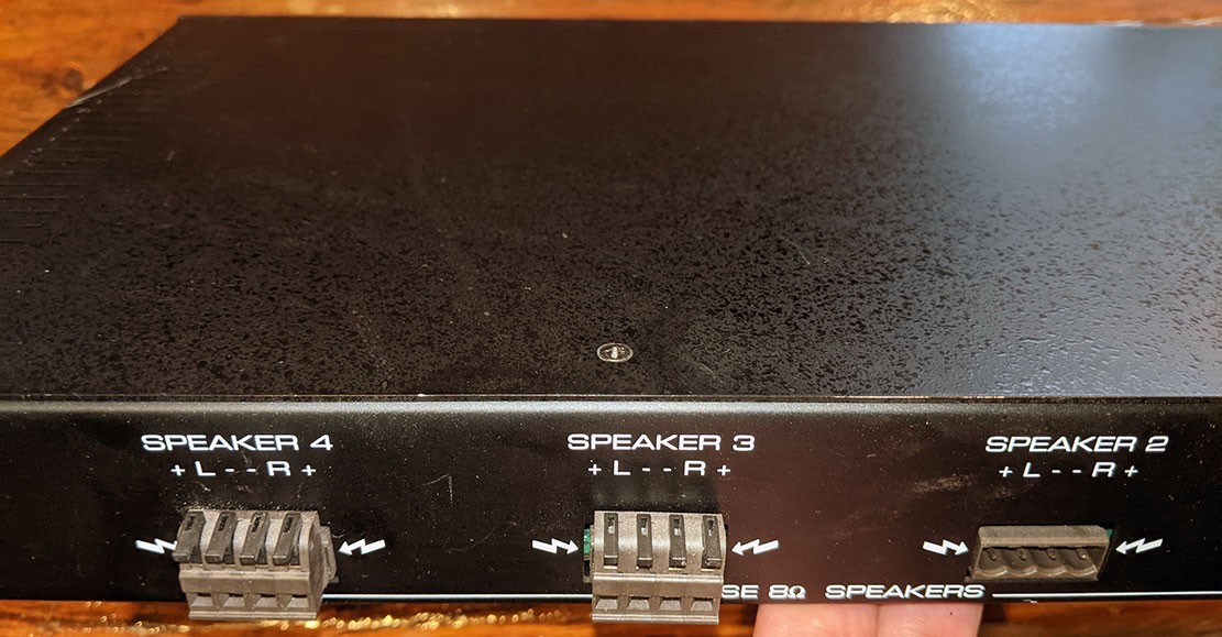 Sonance SS4VC 4-Zone Stereo Speaker Selector With Separate Volume Controls