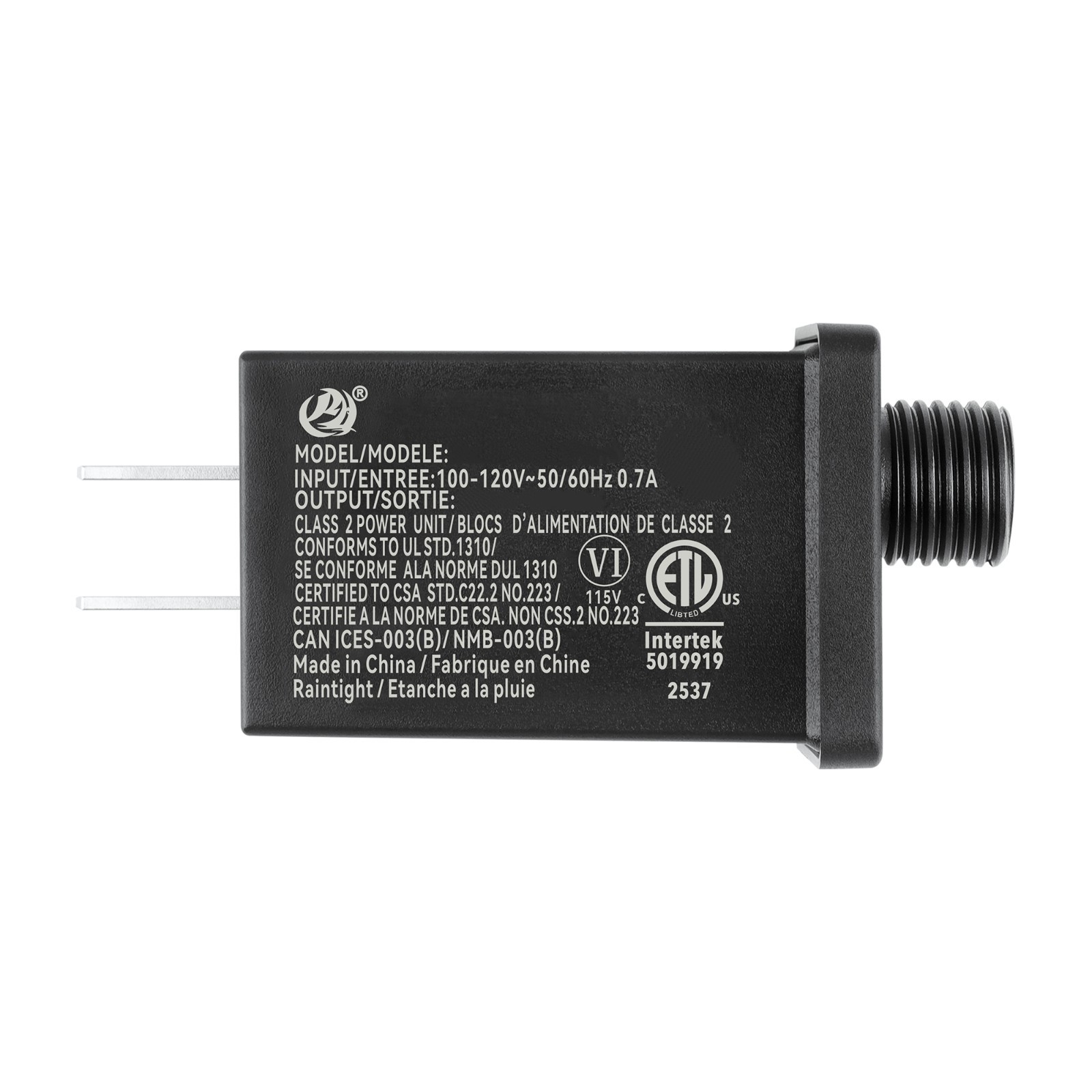 12V 2A LED Transformer Replacement Class 2 Power Supply for Christmas String