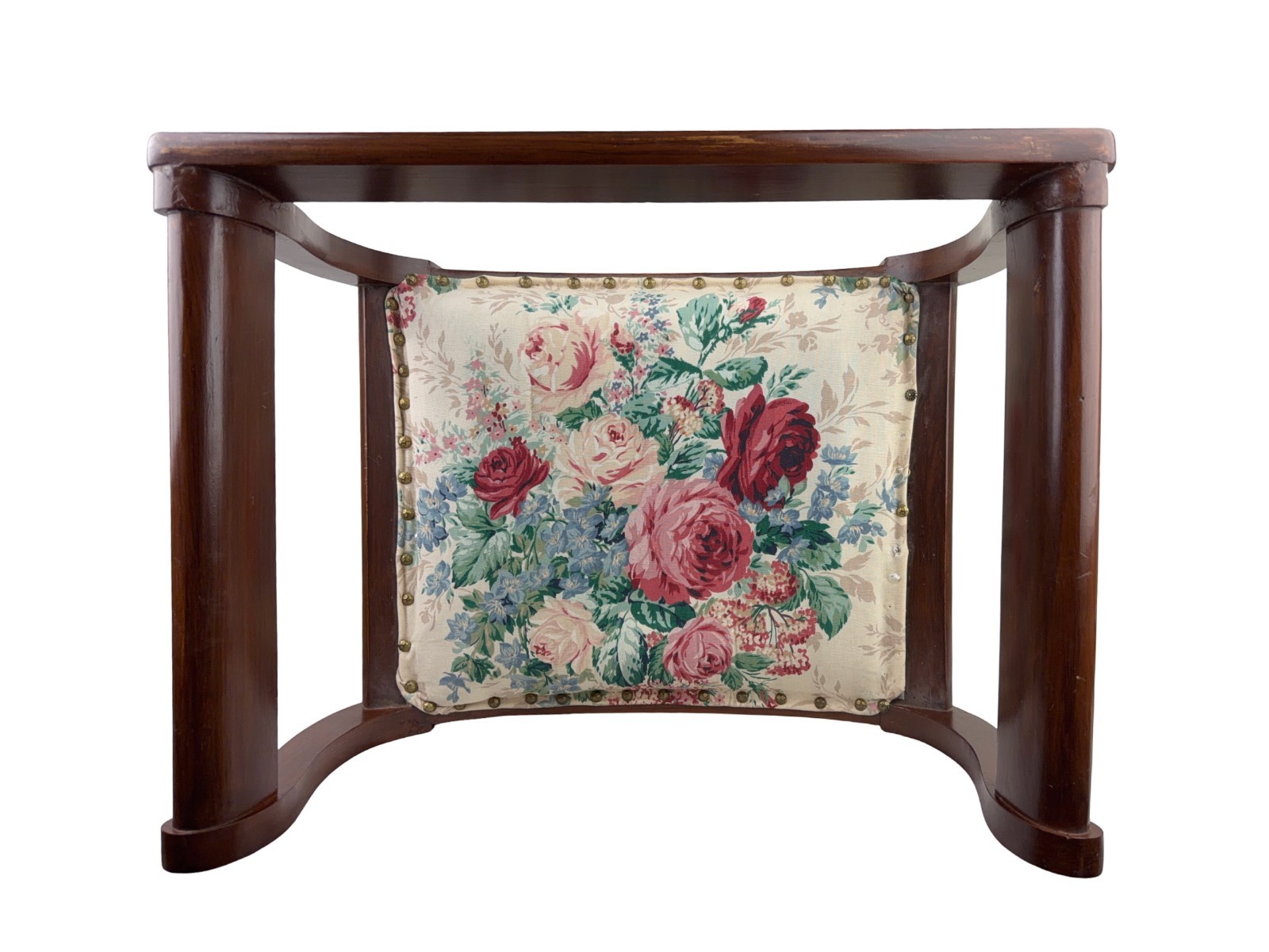 Antique Mahogany Bustle or Dressing Chair