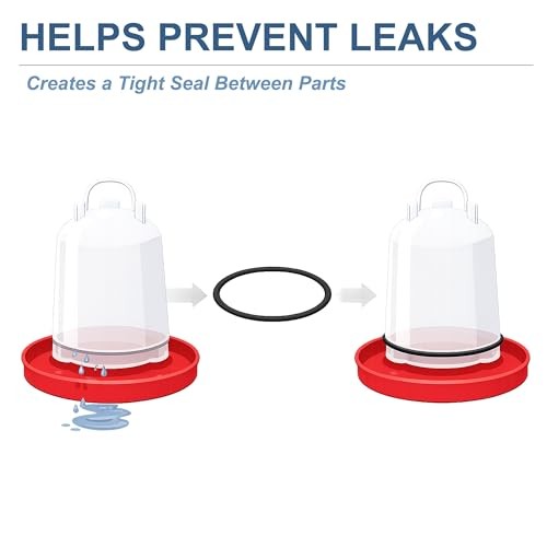 Poultry Waterer O-Ring Replacement, Fits PPF310KIT PG0-KIT6616Chicken 4