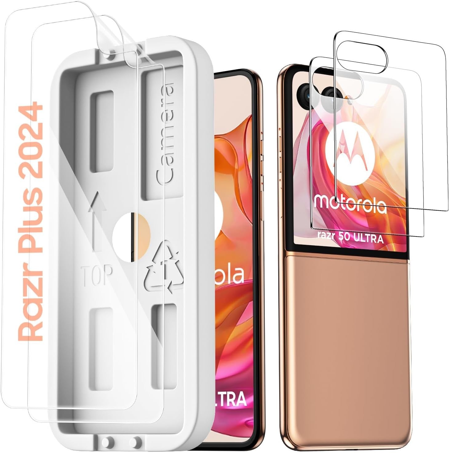 Ultra HD Screen Protector for Motorola Razr Plus 2024/2025 - Newbie Friendly Kit