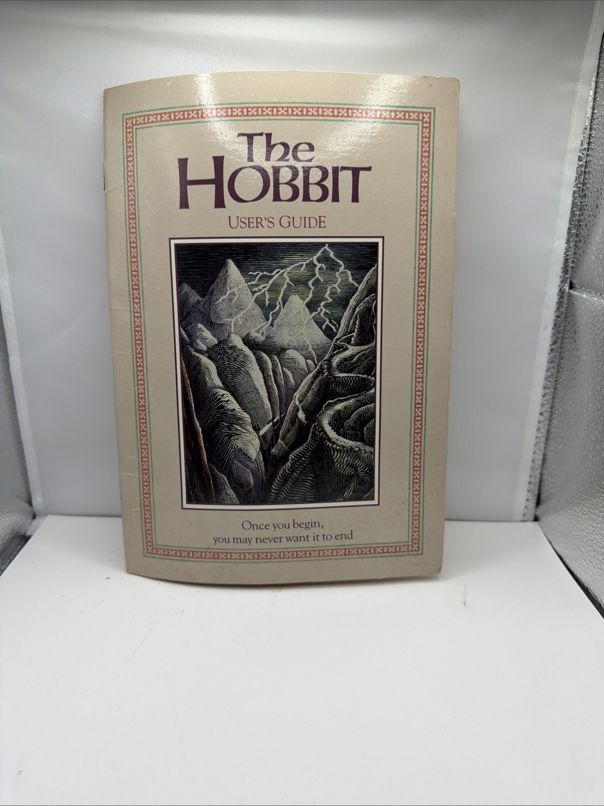 The Hobbit Users Guide Only Commodore 64 No Disc W/ Map