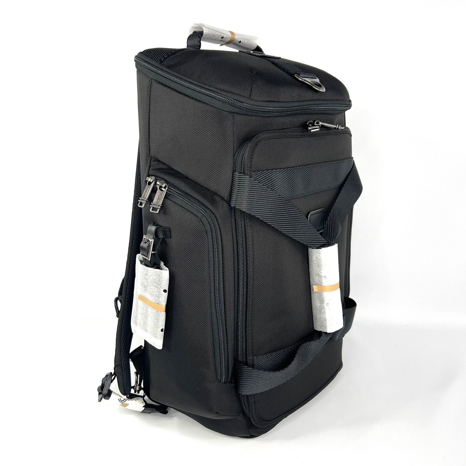 TUMI Fremont Evanston Hedrick Hybrid Backpack Duffel Bag Solid Black