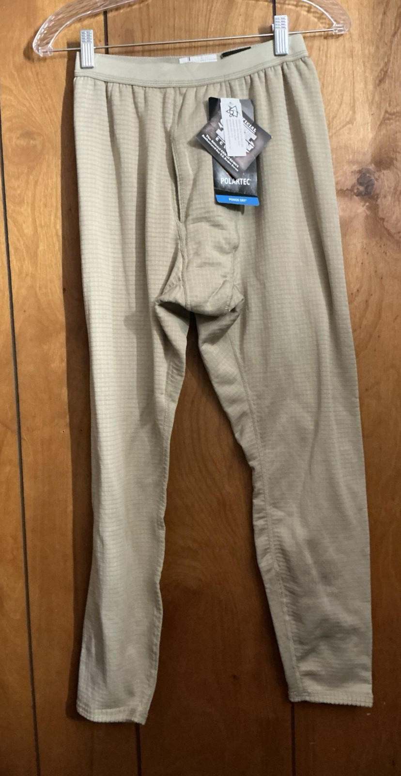 NWT US ARMY thermal Pants GEN III military WAFFLE fleece SZ Small Short