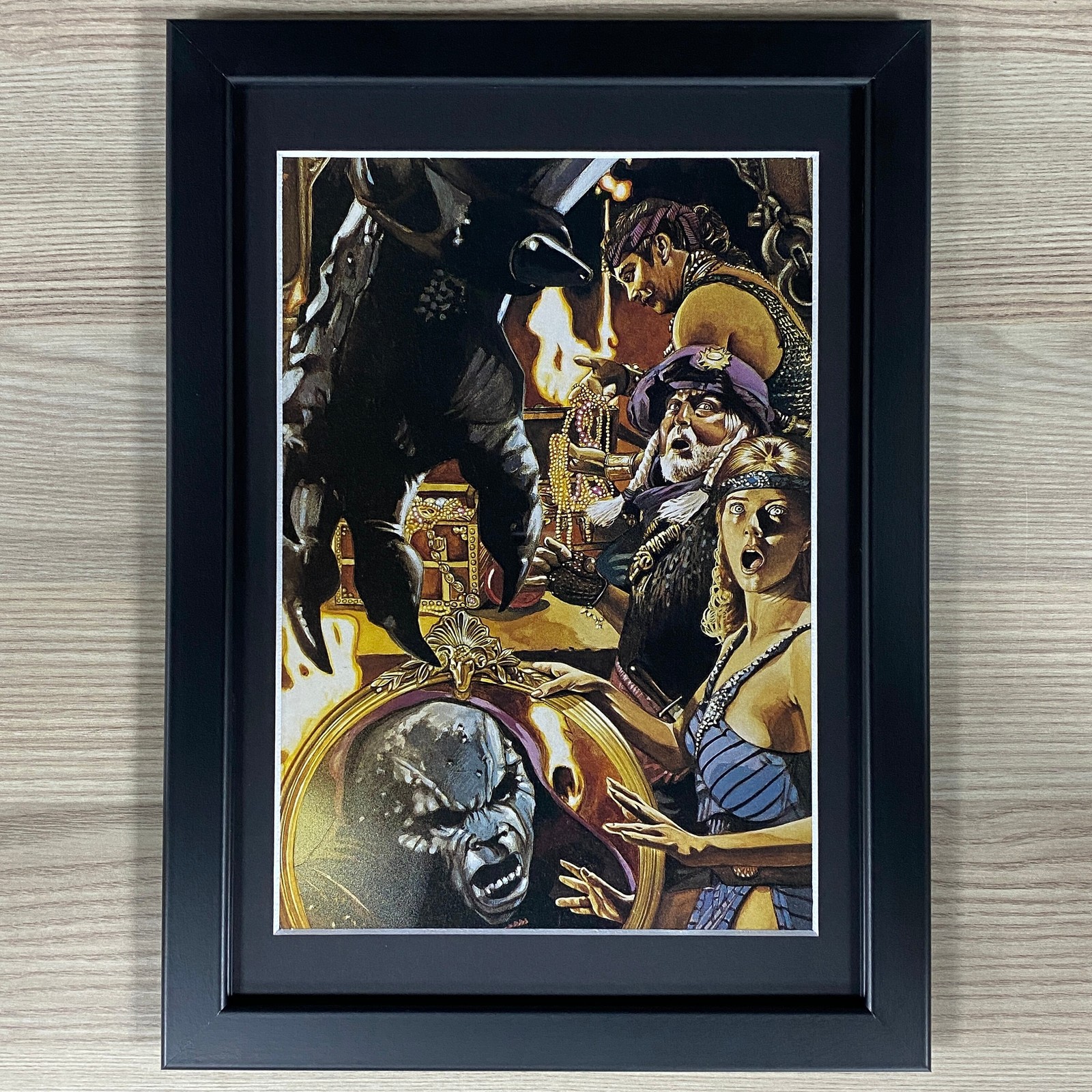 A HORRIBLE MISTAKE FRAMED ART DUNGEONS & DRAGONS GARY GYGAX D&D TSR RPG