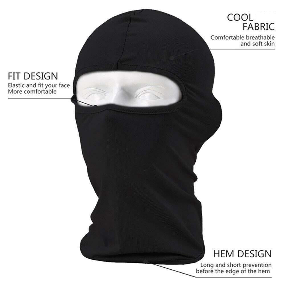 Summer Balaclava Anti UV Outdoor Breathable Hood Hat Full Face Mask Cover Cap US