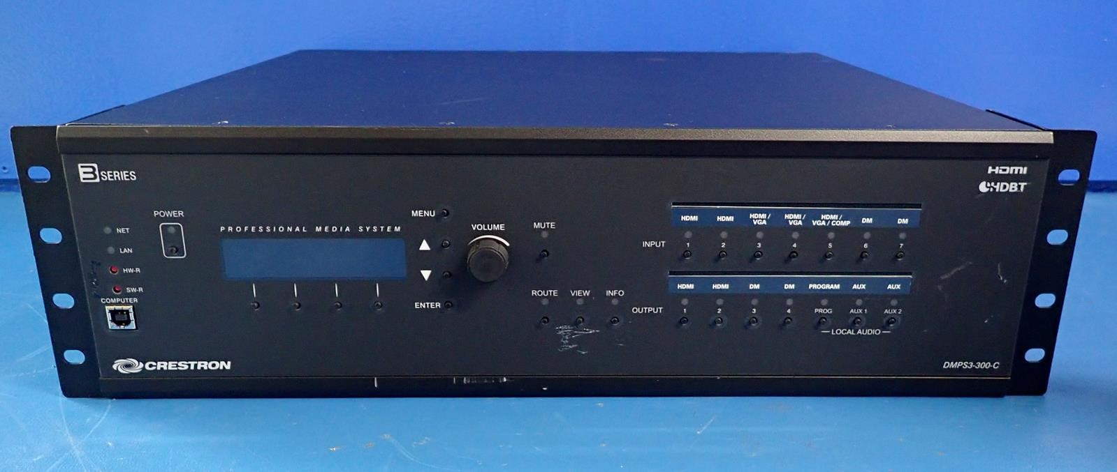 CRESTRON DMPS3-300-C DigitaMedia Presentation / Room Control Processor 6506615