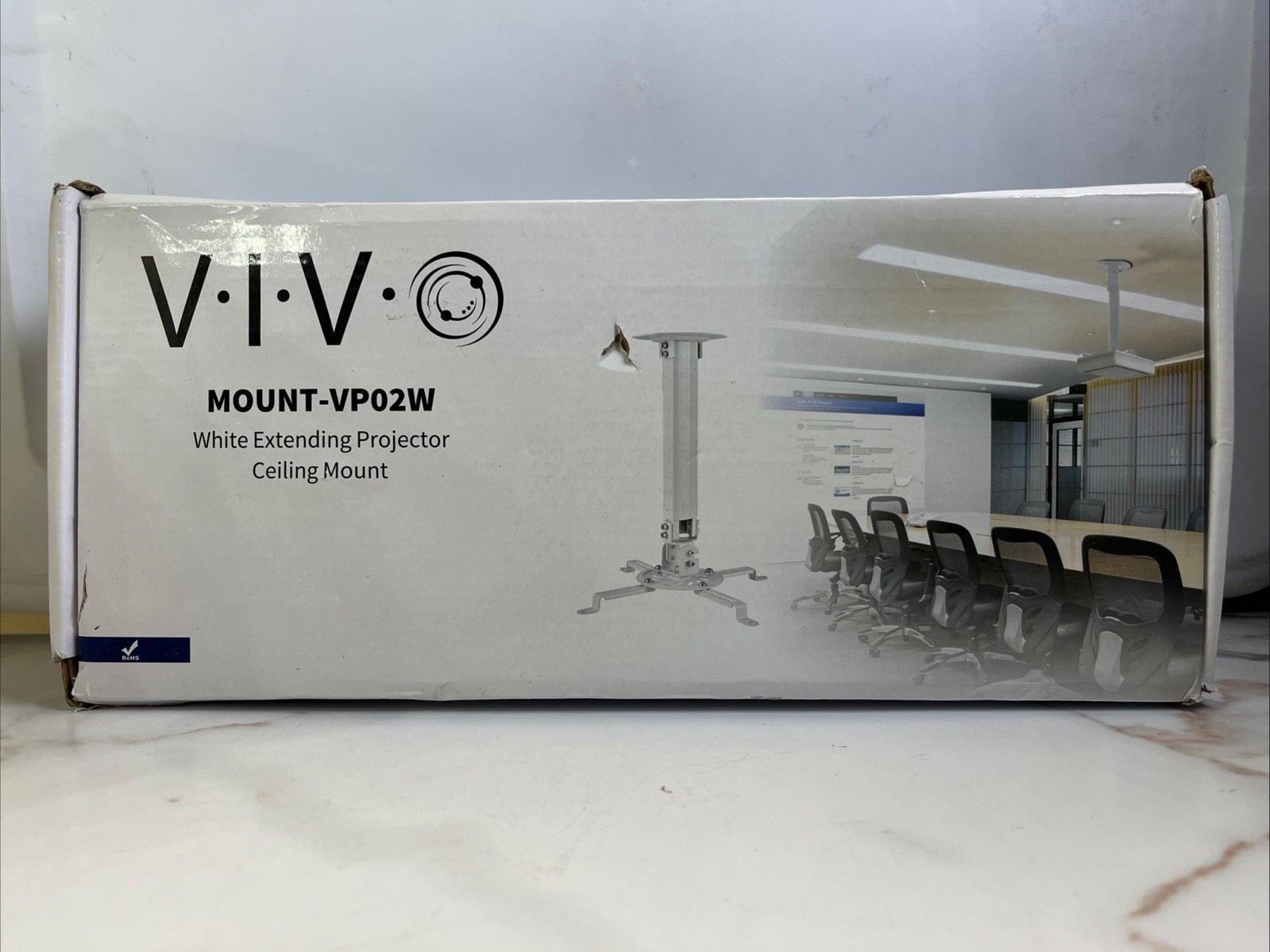 Vic Mount Vpo2w Whir Projector Ceiling Mount