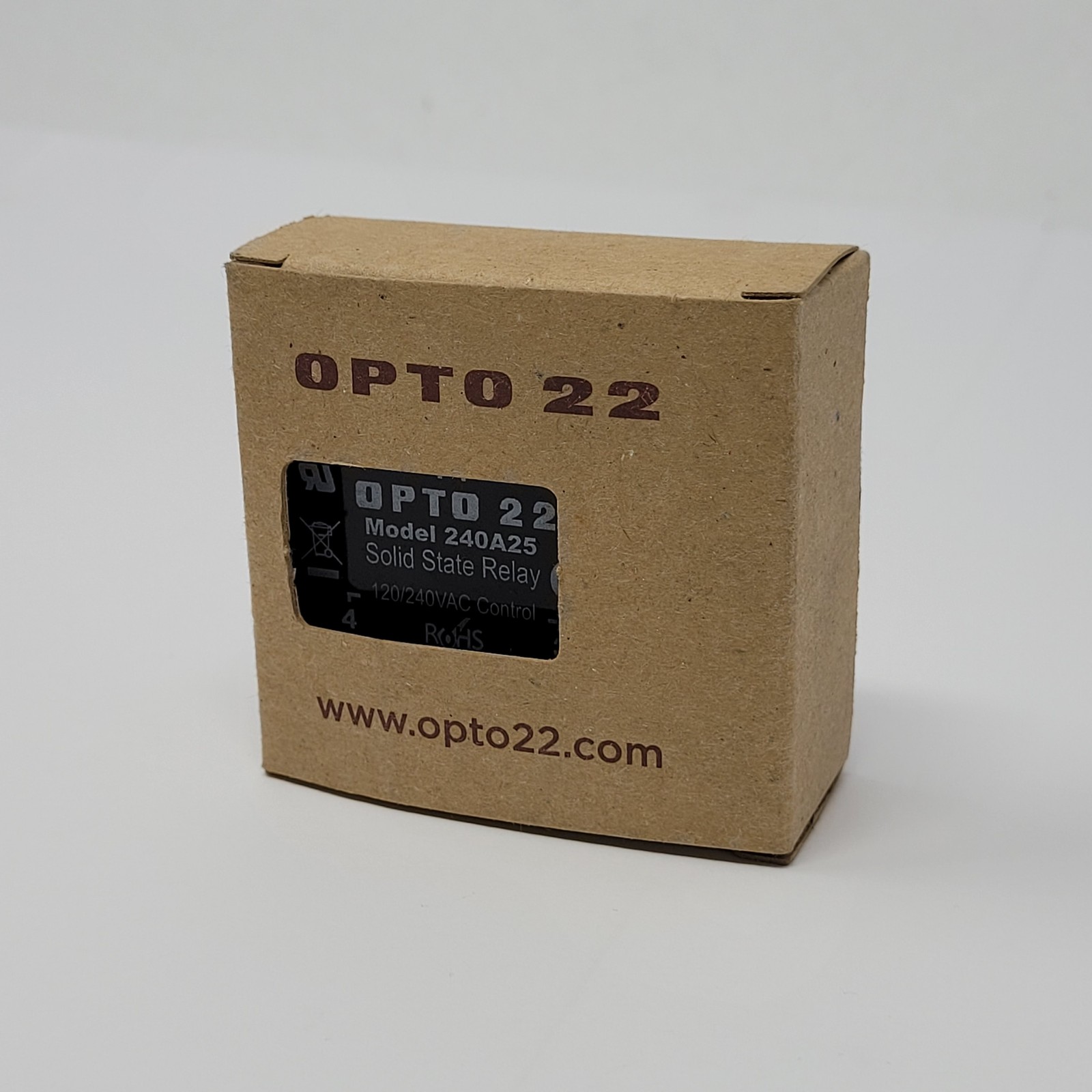 OPTO 22 240A25 Solid State Relay, 120/240 VAC Control - NEW