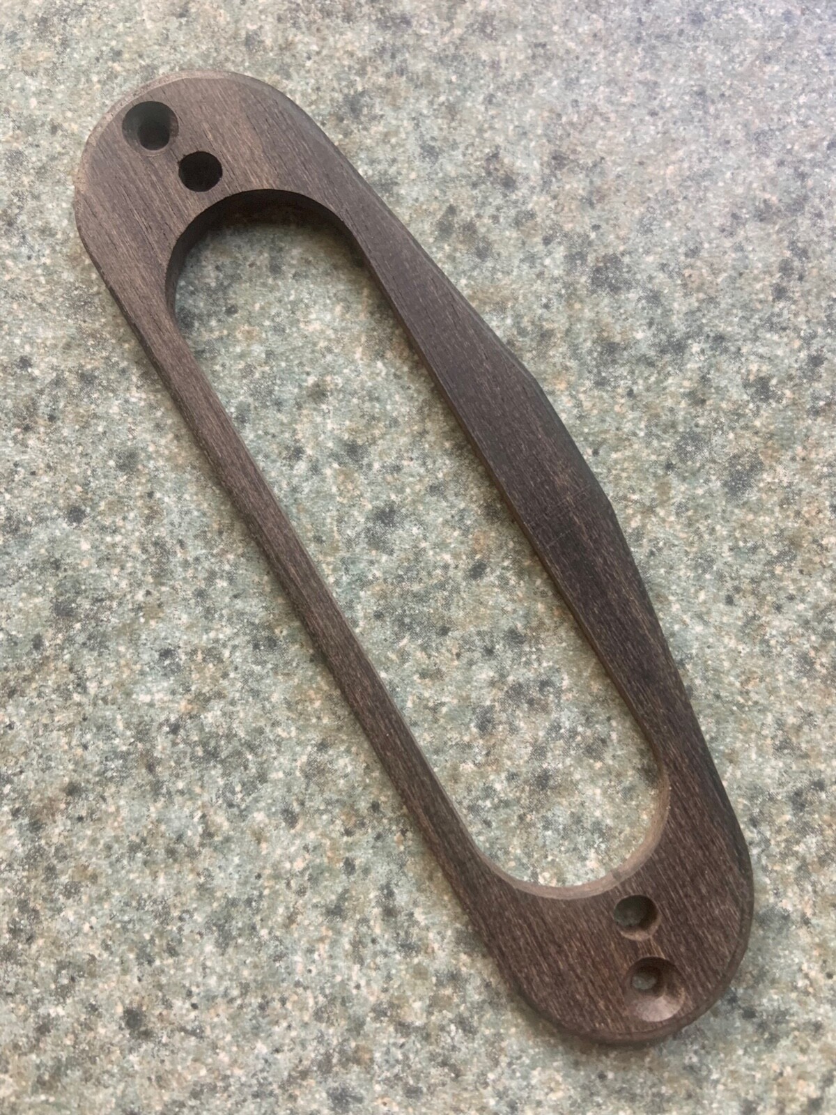 Guilford Ebony Strat Pickup Ring Single