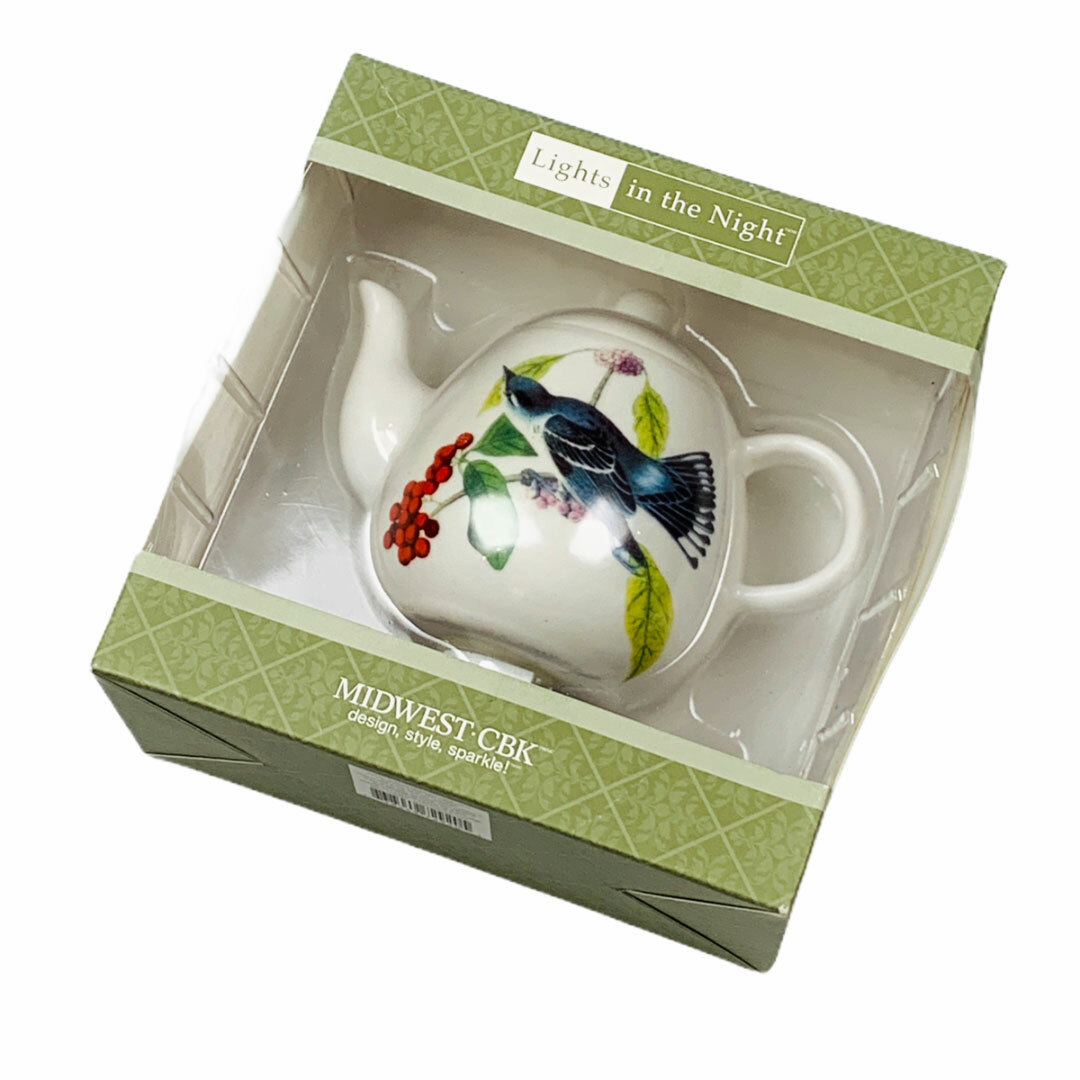 Bluejay Teapot Night Light by Midwest CBK