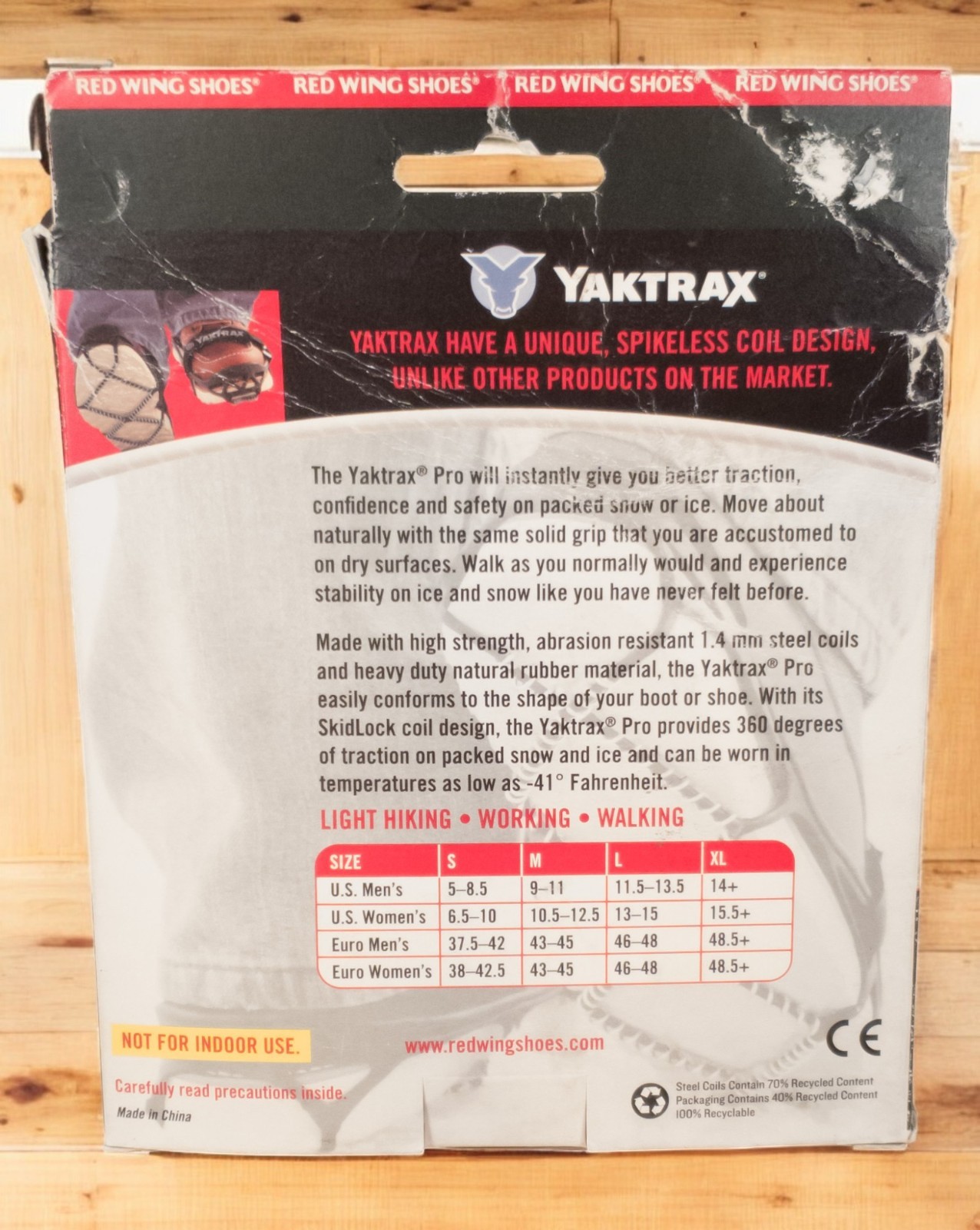 Red Wing Shoes Yaktrax Pro