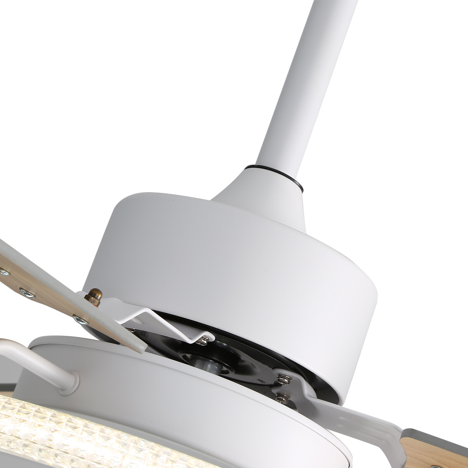 Ceiling Fan Quiet Motor Dc Ceiling Fan & Led Light Adjustable W/ Remote Control