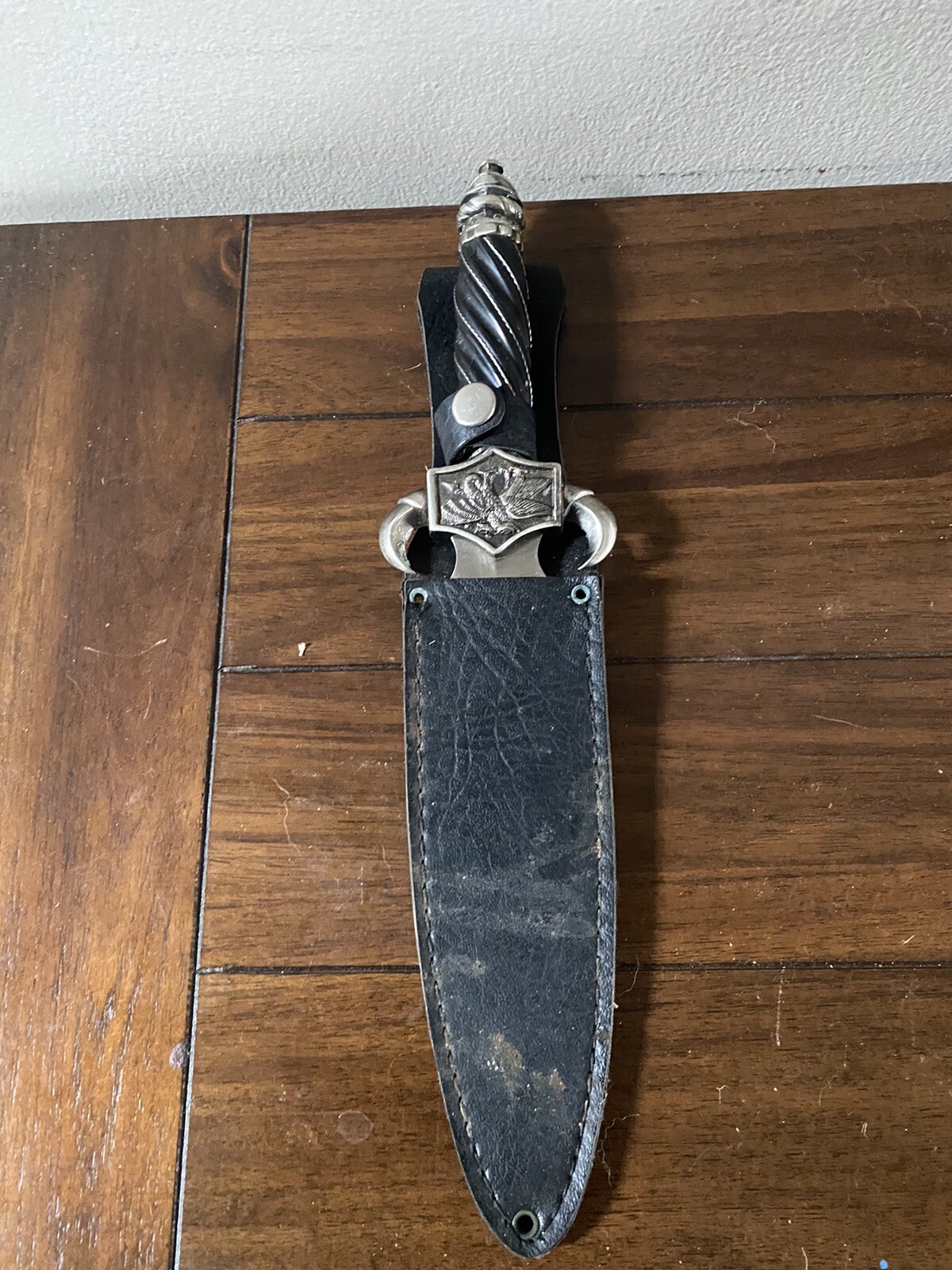 Double Dragon Claw Dagger + Sheath, Athame, Wiccan Pagan Ritual