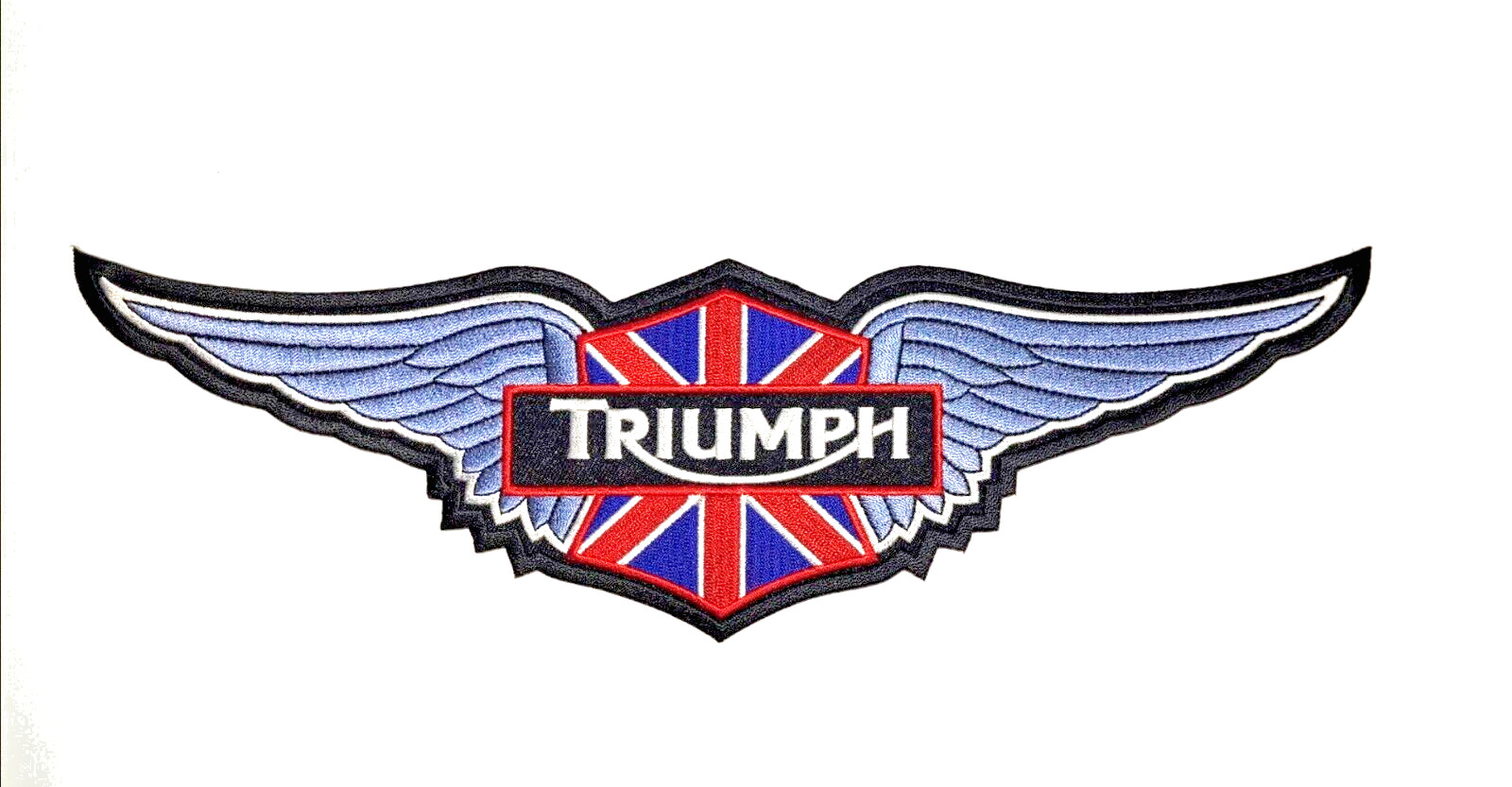 TriumpF Motorcycles Racing Embroidered Iron On Biker MC Patch [11.5" X 3.5"]
