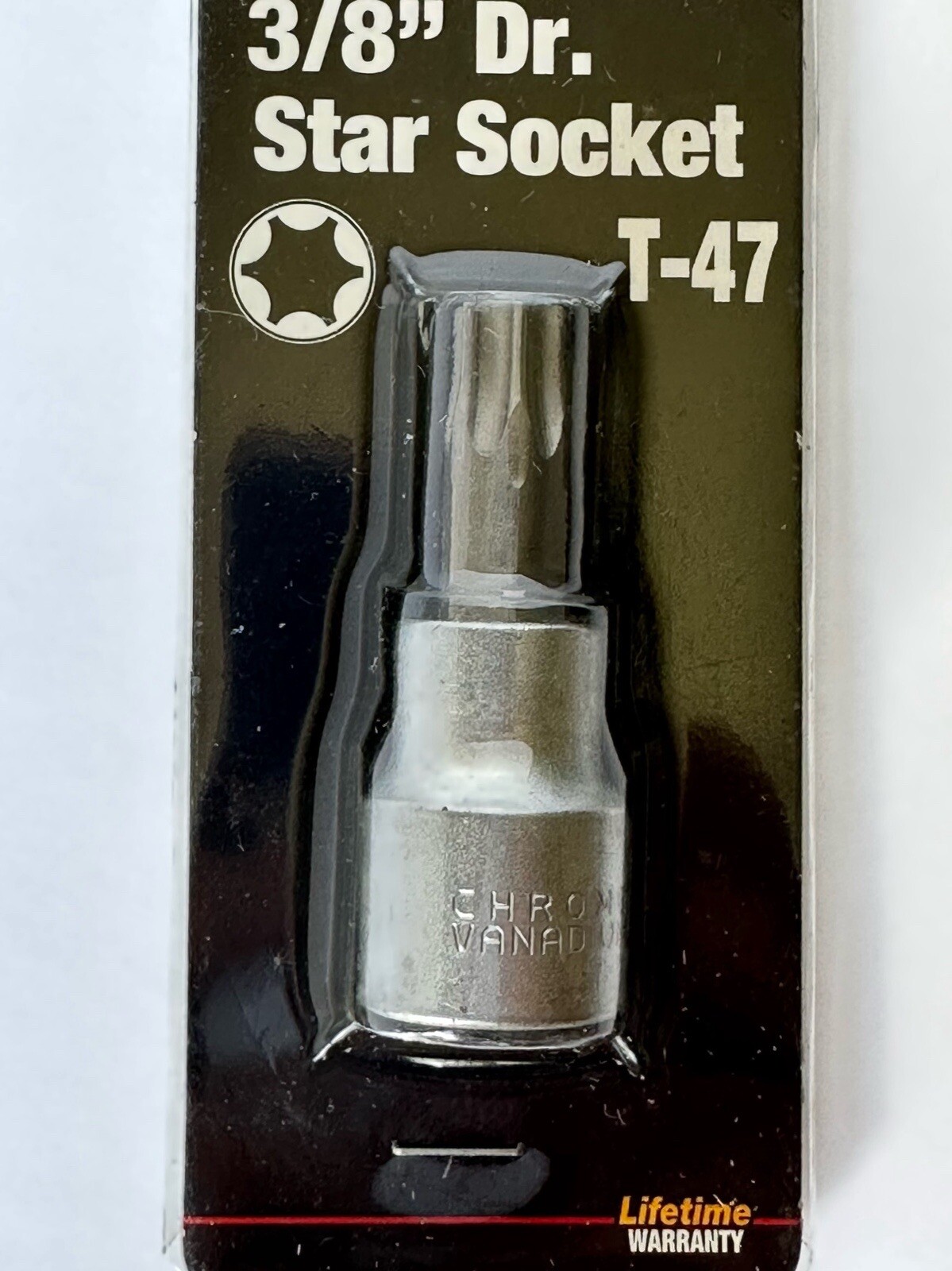 Performance Tool - [T-47] (3/8" Drive) Torx Star Bit Socket (Part # W1328)