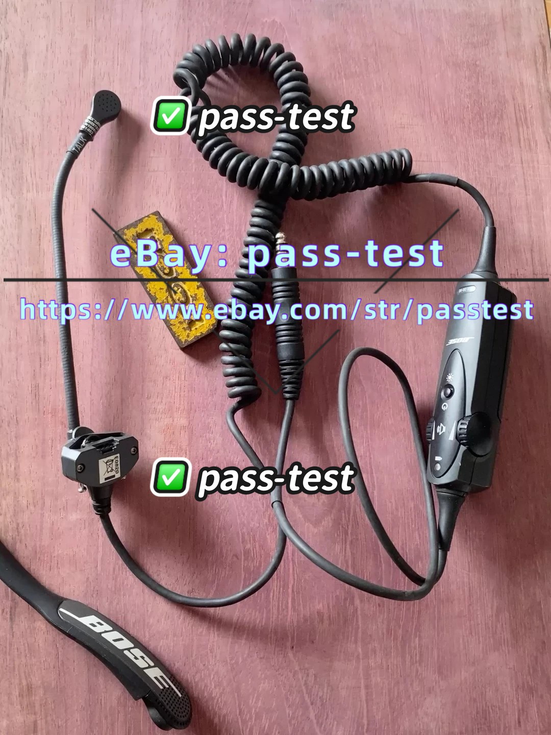 Bose A10 AHX-32-02 headphone microphone