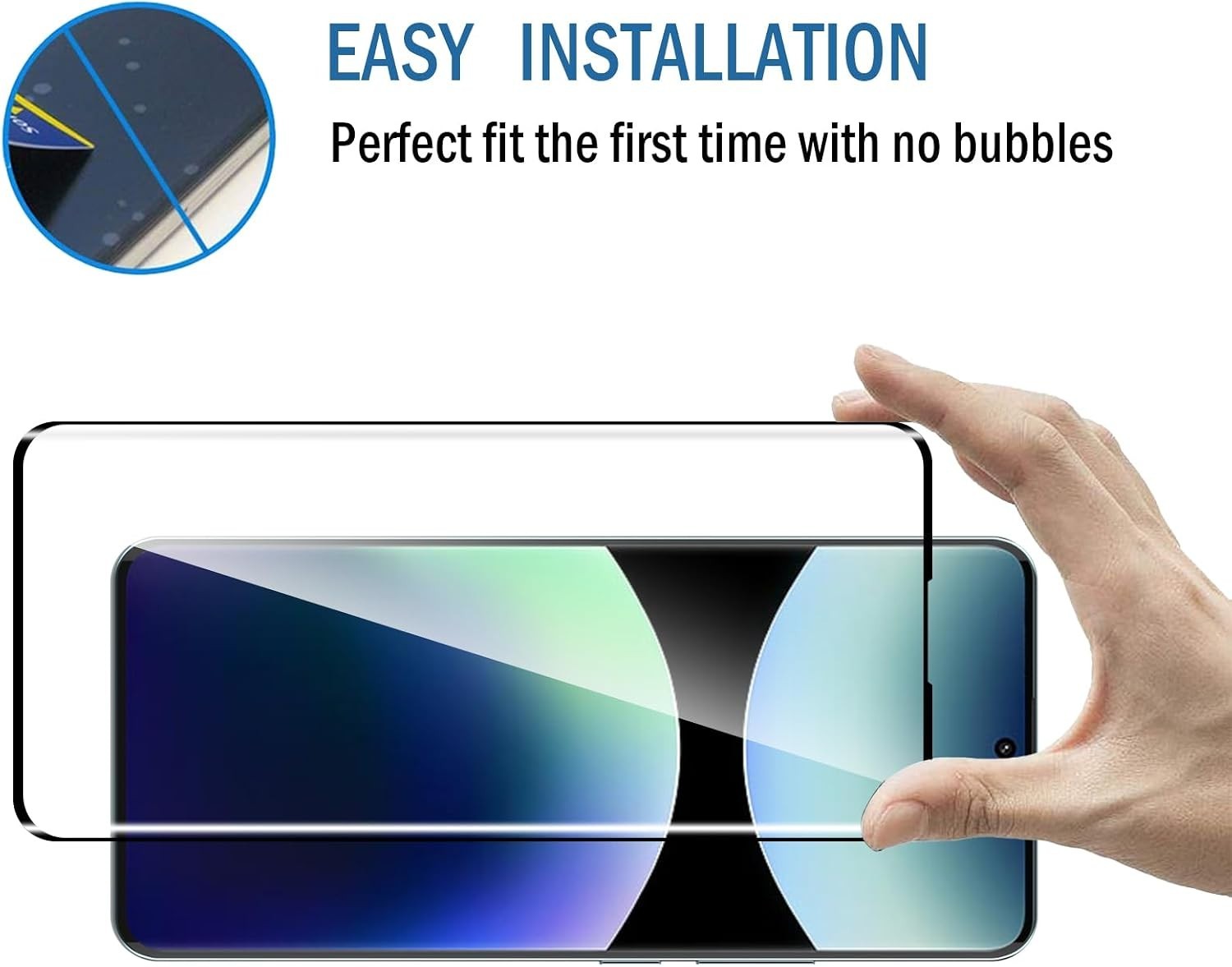 2+2 Pack 3D Screen Protector for Redmi Note 14 Pro Plus 5G Tempered Glass