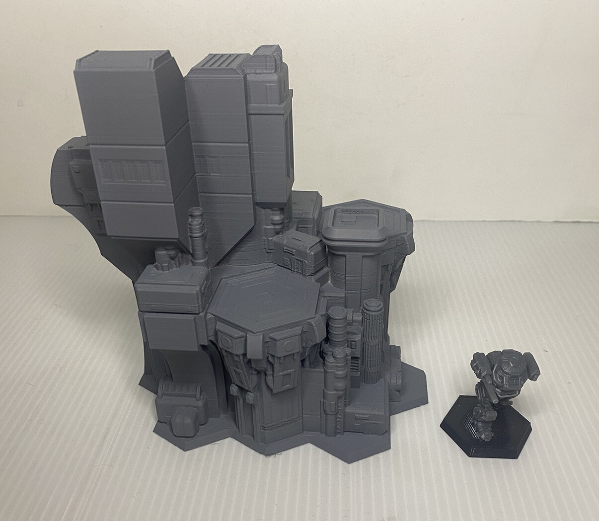 Spaceport Launch Facility w/ Hex Base, Tabletop War Game Terrain Battletech 6mm