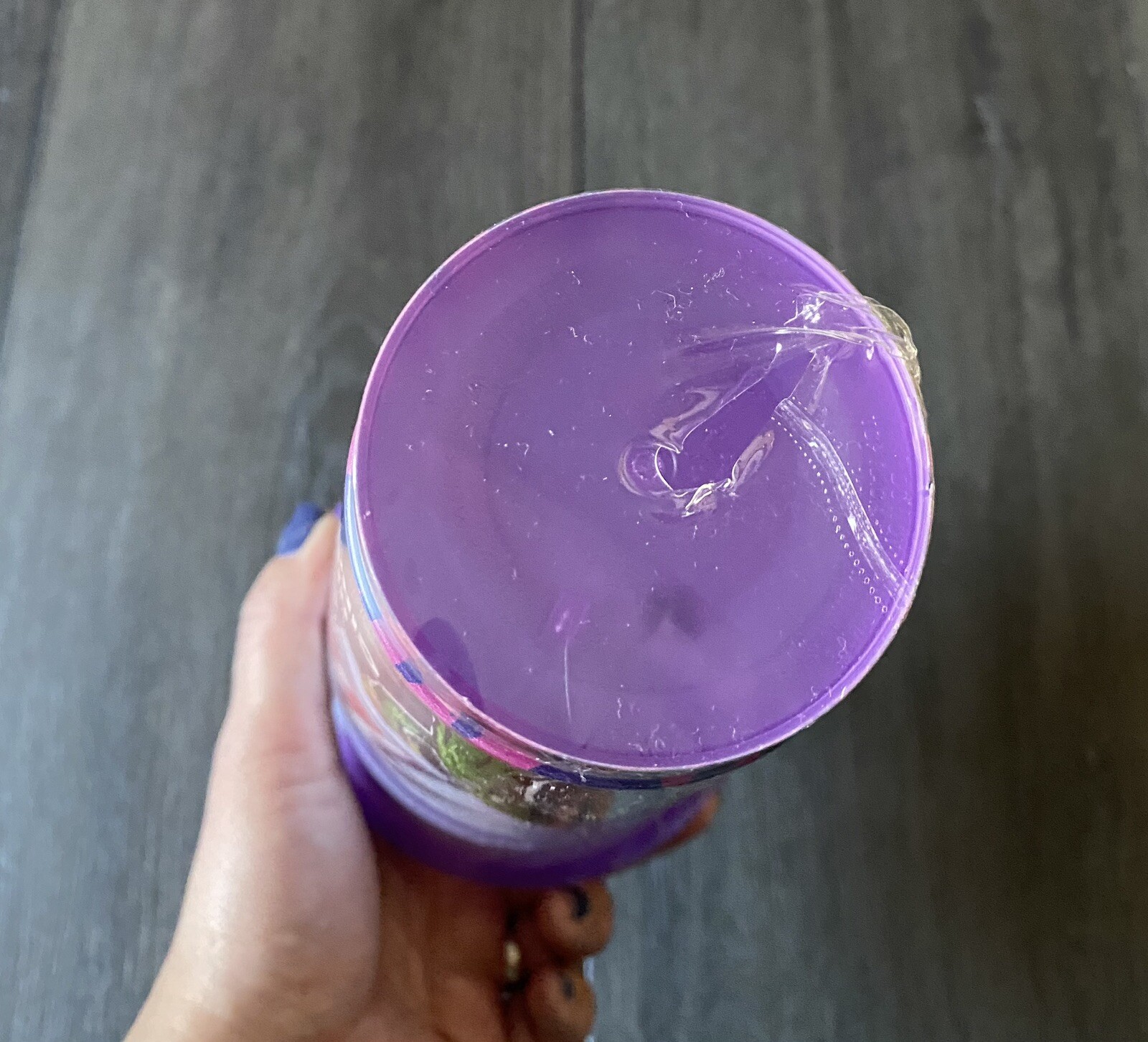 Circle K Mountain Dew Purple Thunder 24 Fluid Ounce Plastic Cup with Straw