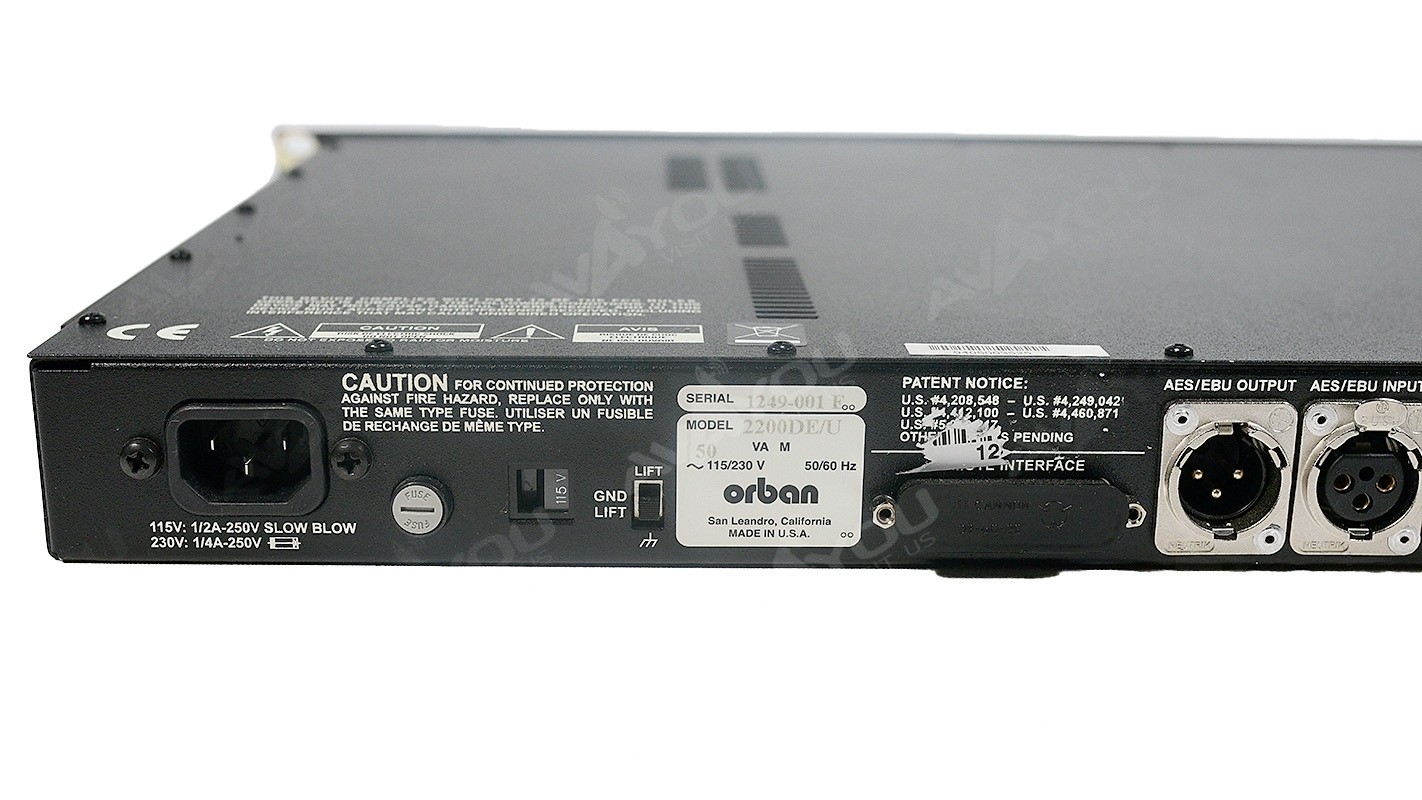 Orban OPTIMOD 2200DE/U FM Broadcast Digital Audio Processor Compressor Limiter