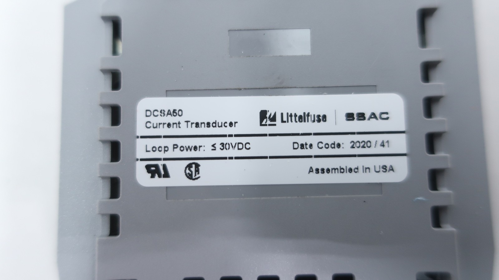 Littelfuse DCSA50 Current Transducer 30v-dc