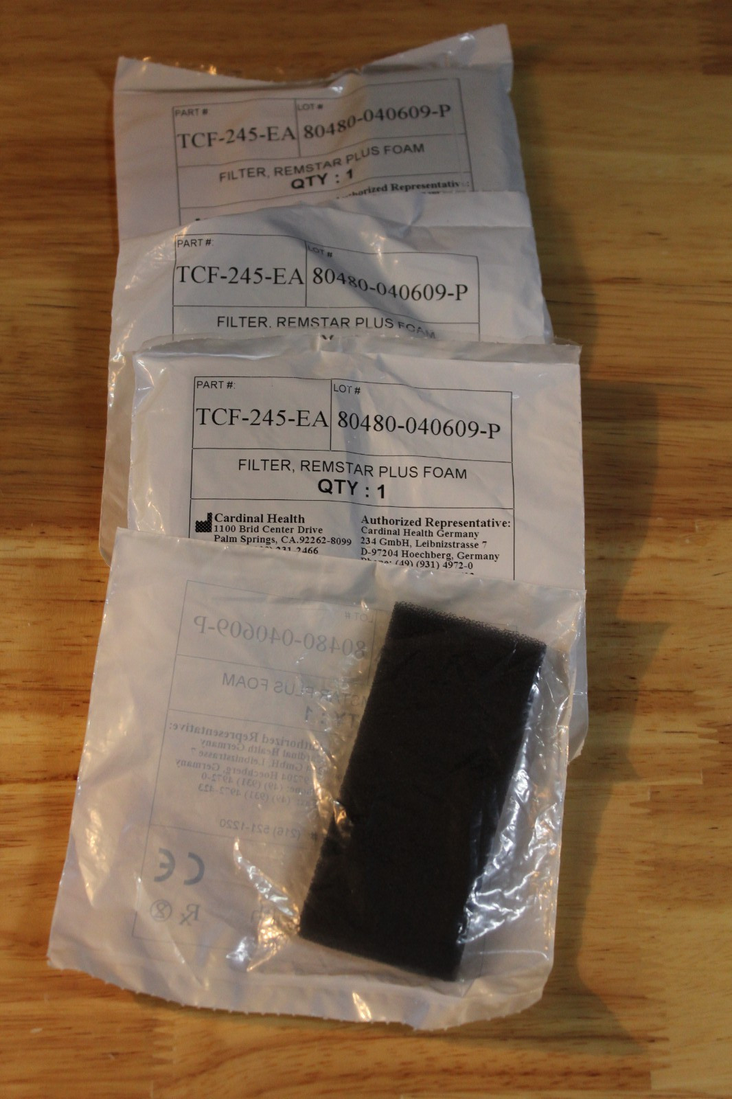 Cardinal Health Remstar Plus Foam Filter-NEW-Quantiy 4-TCF-245